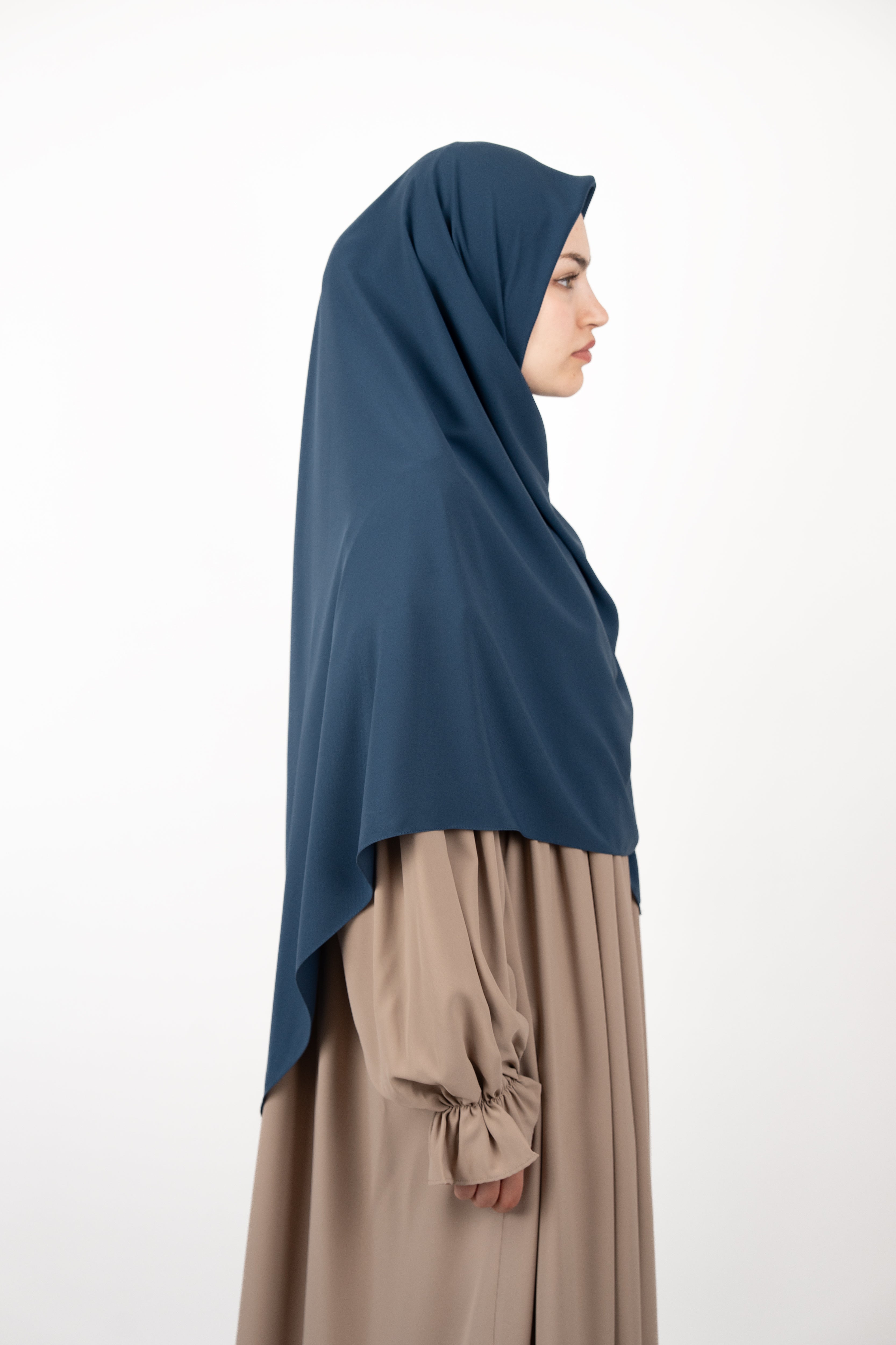 Medine İpeği Eşarp İNDİGO