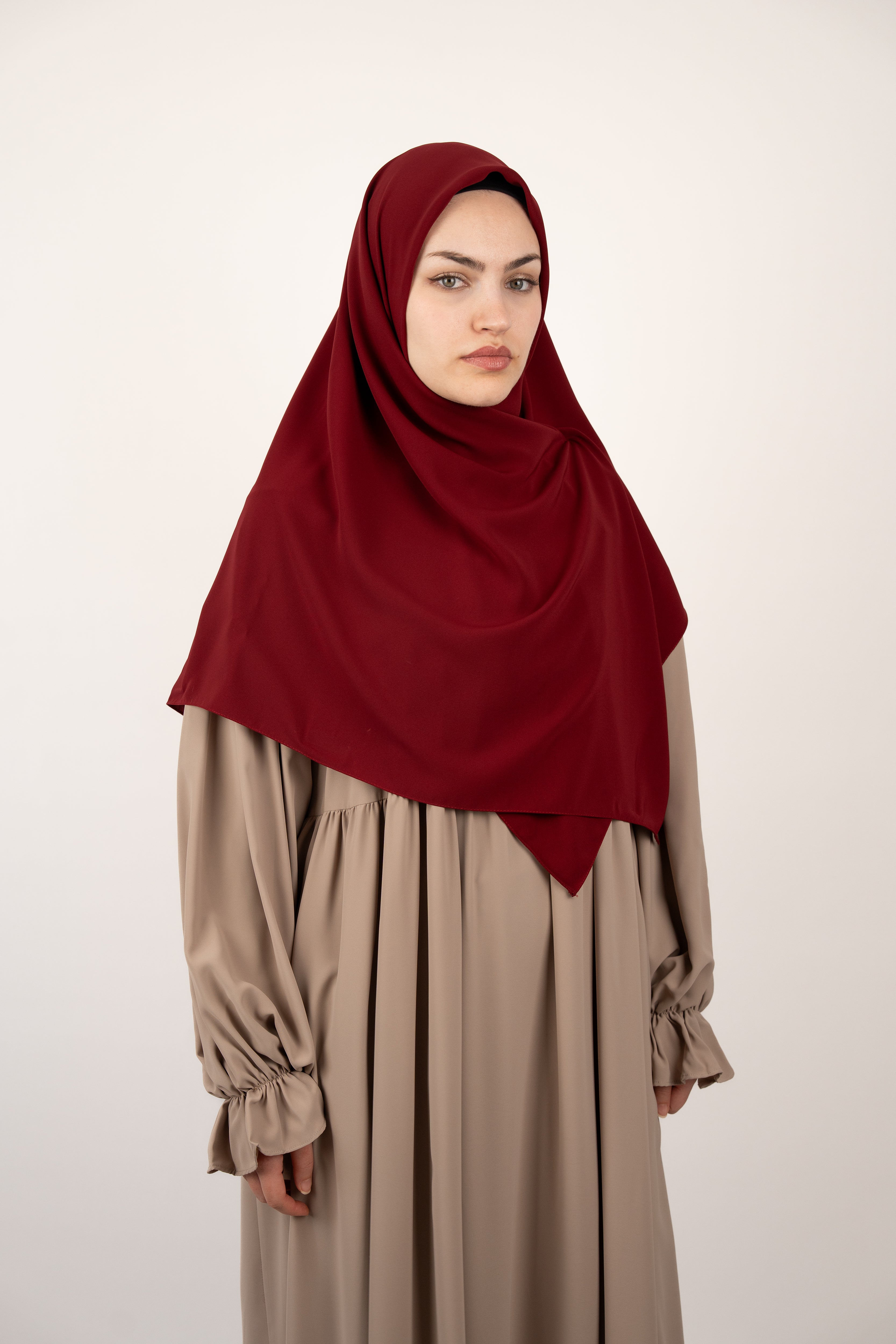 Medine İpeği Eşarp BORDO