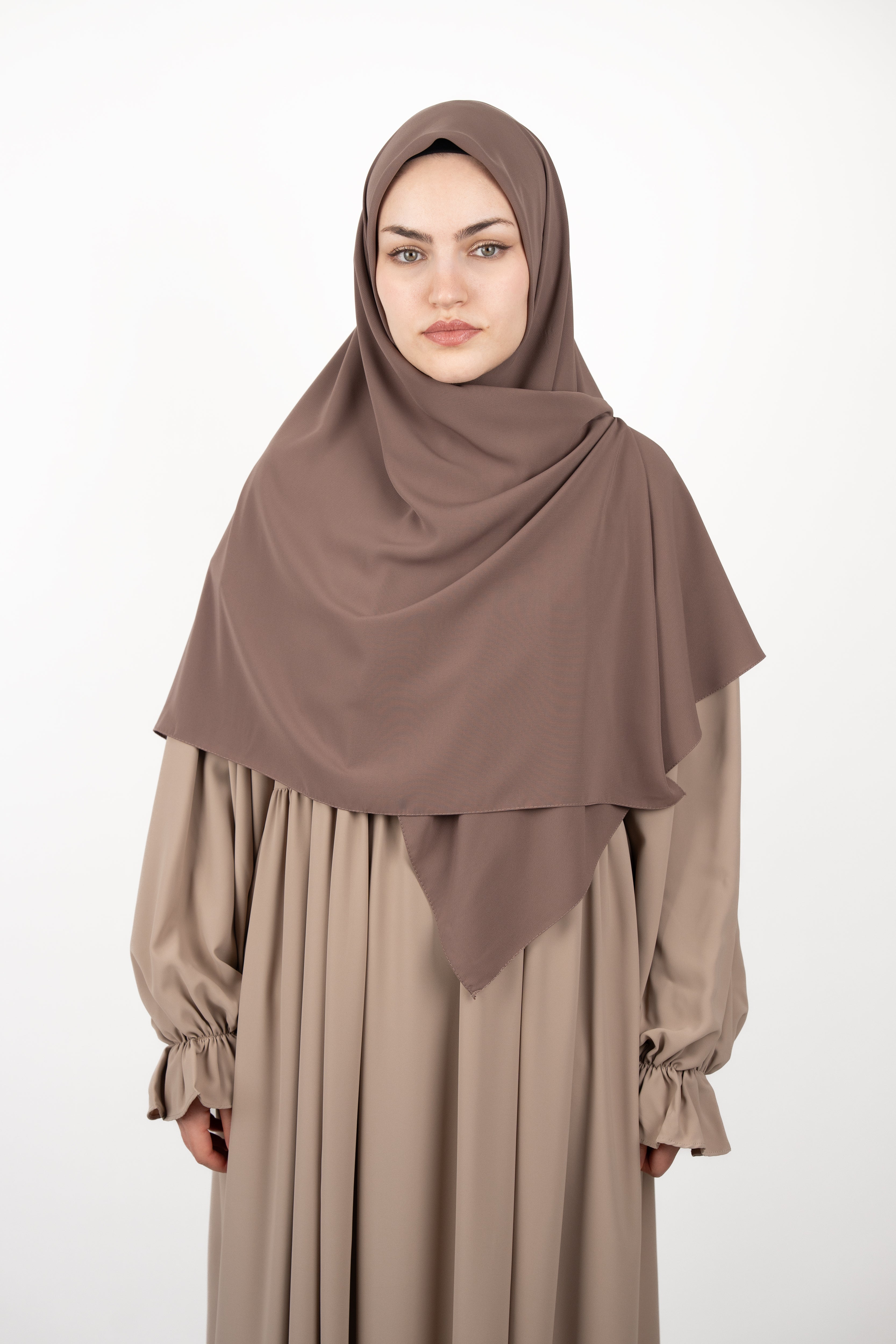 Medine İpeği Eşarp VİZON