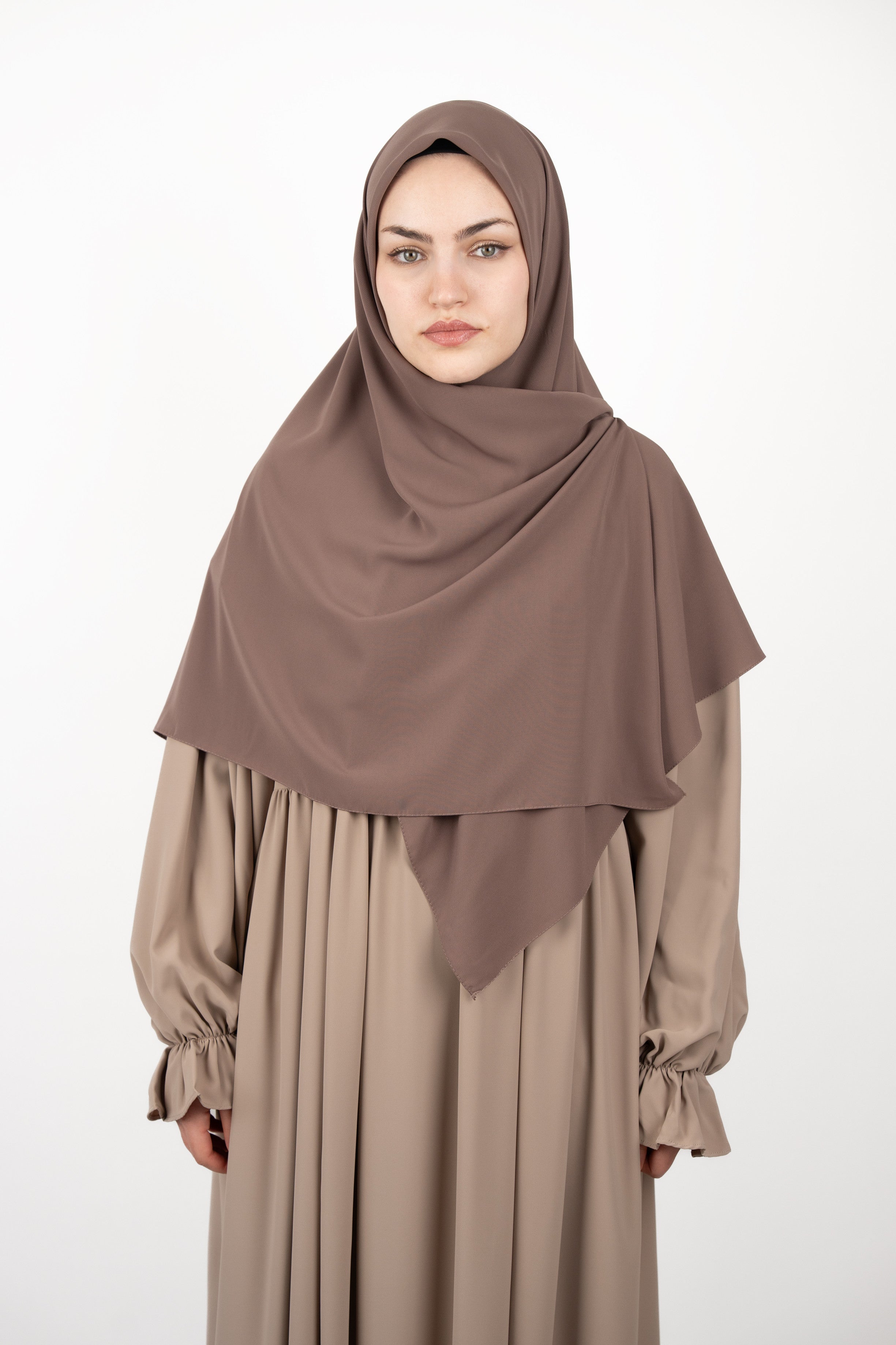 Medine İpeği Eşarp VİZON