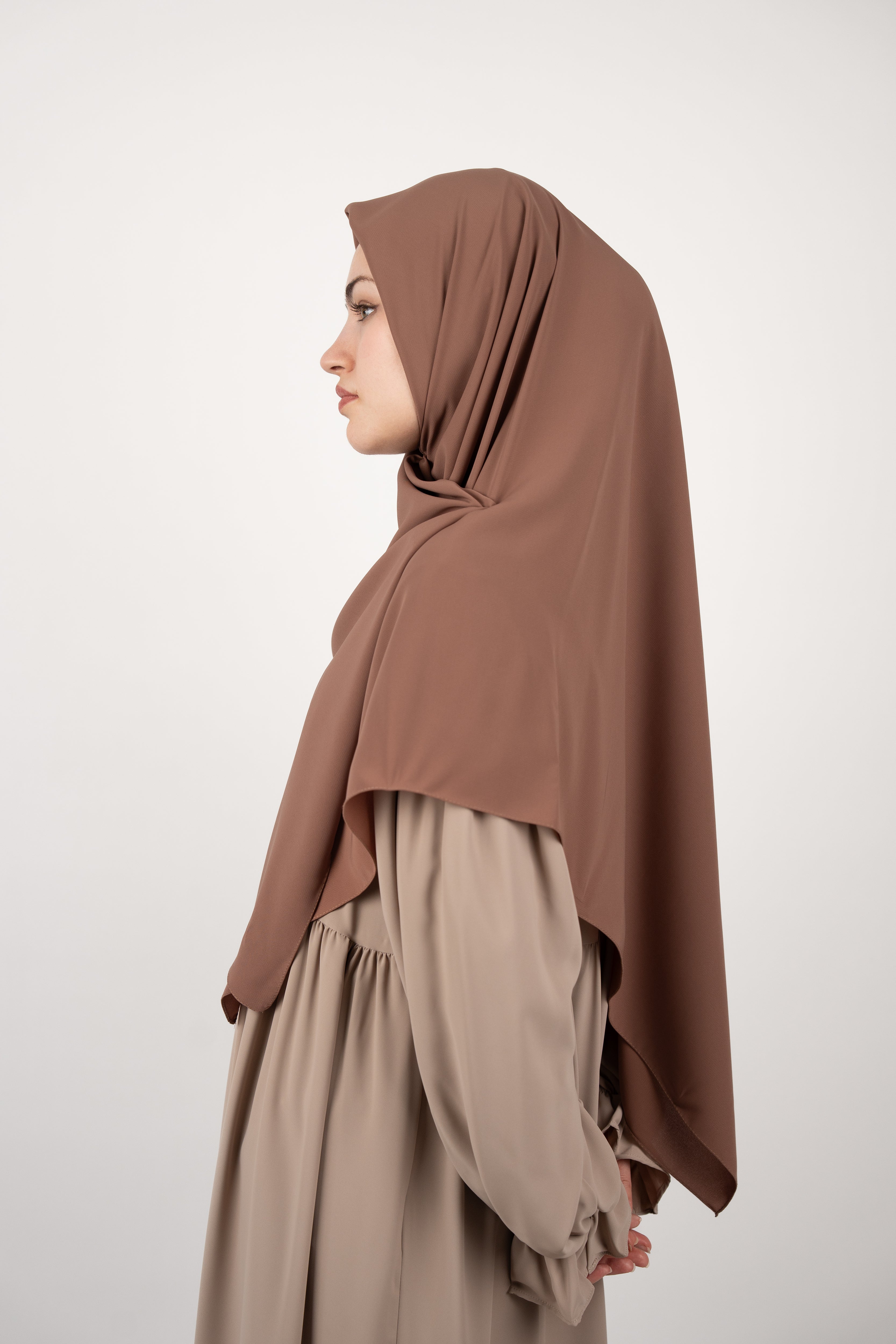 Medine İpeği Eşarp SÜTLÜ KAHVE