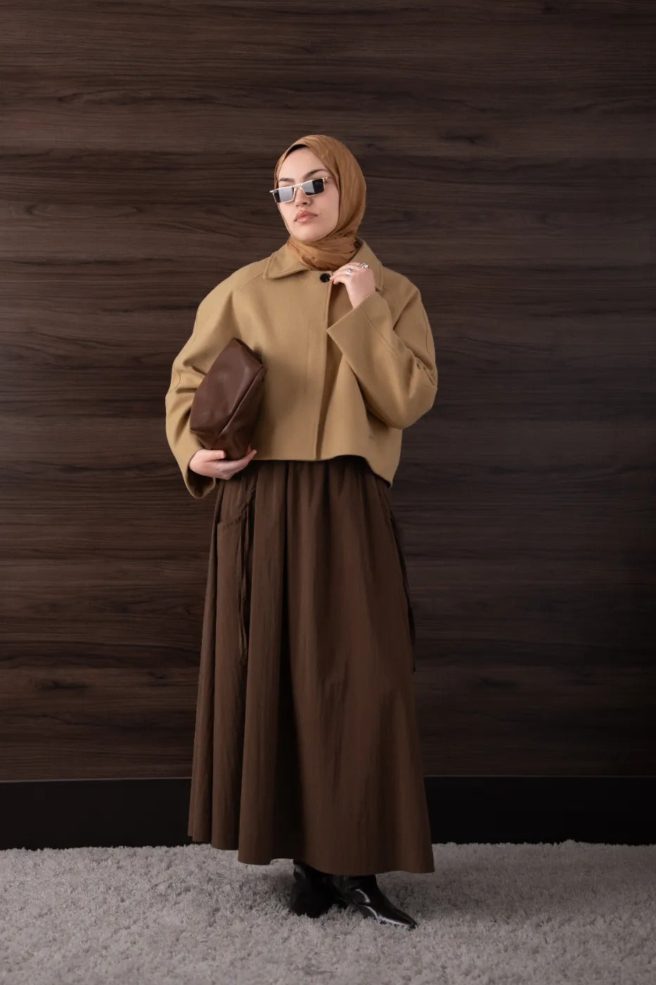 Kısa Kaşe Kaban Camel