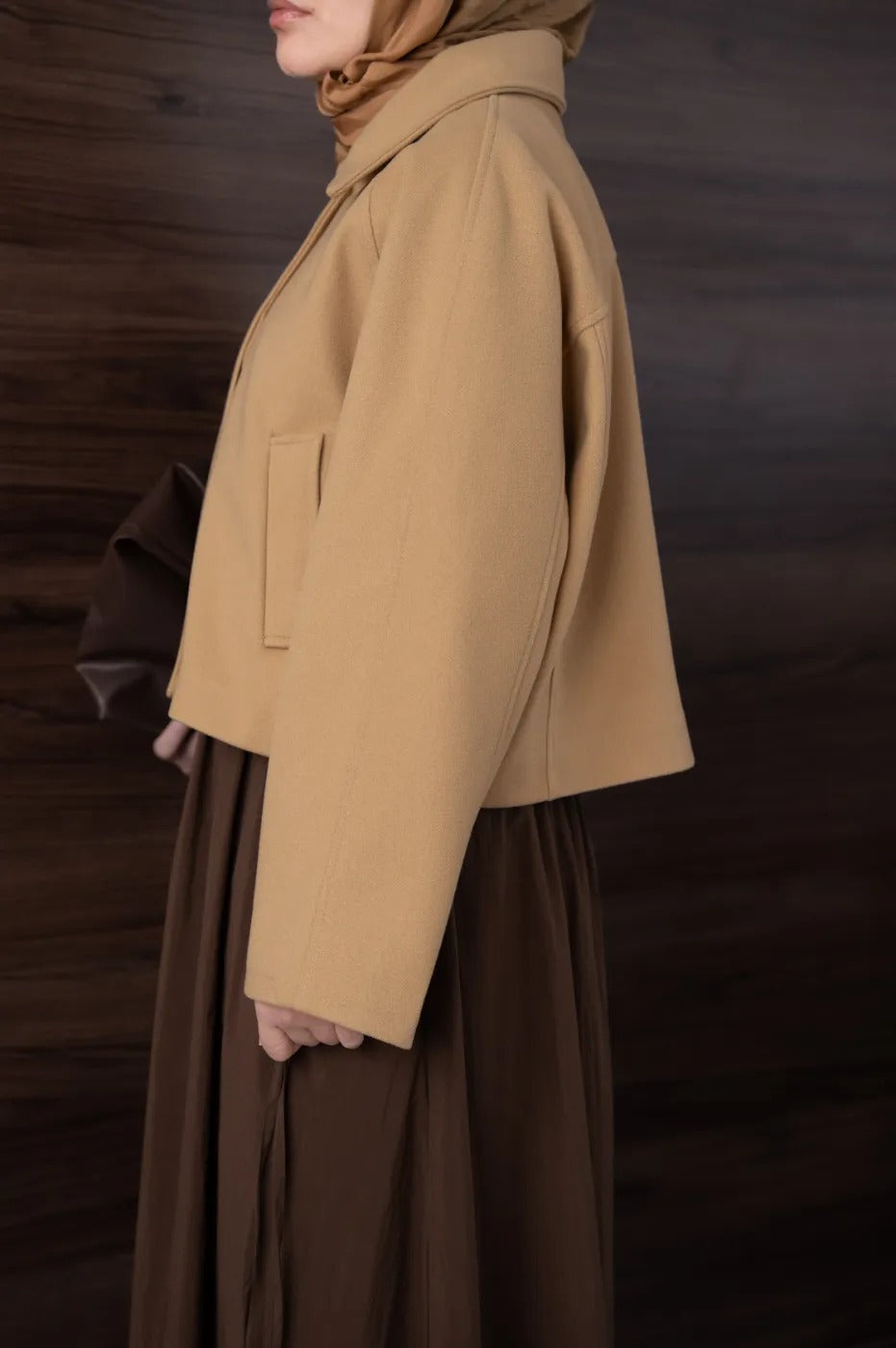 Kısa Kaşe Kaban Camel