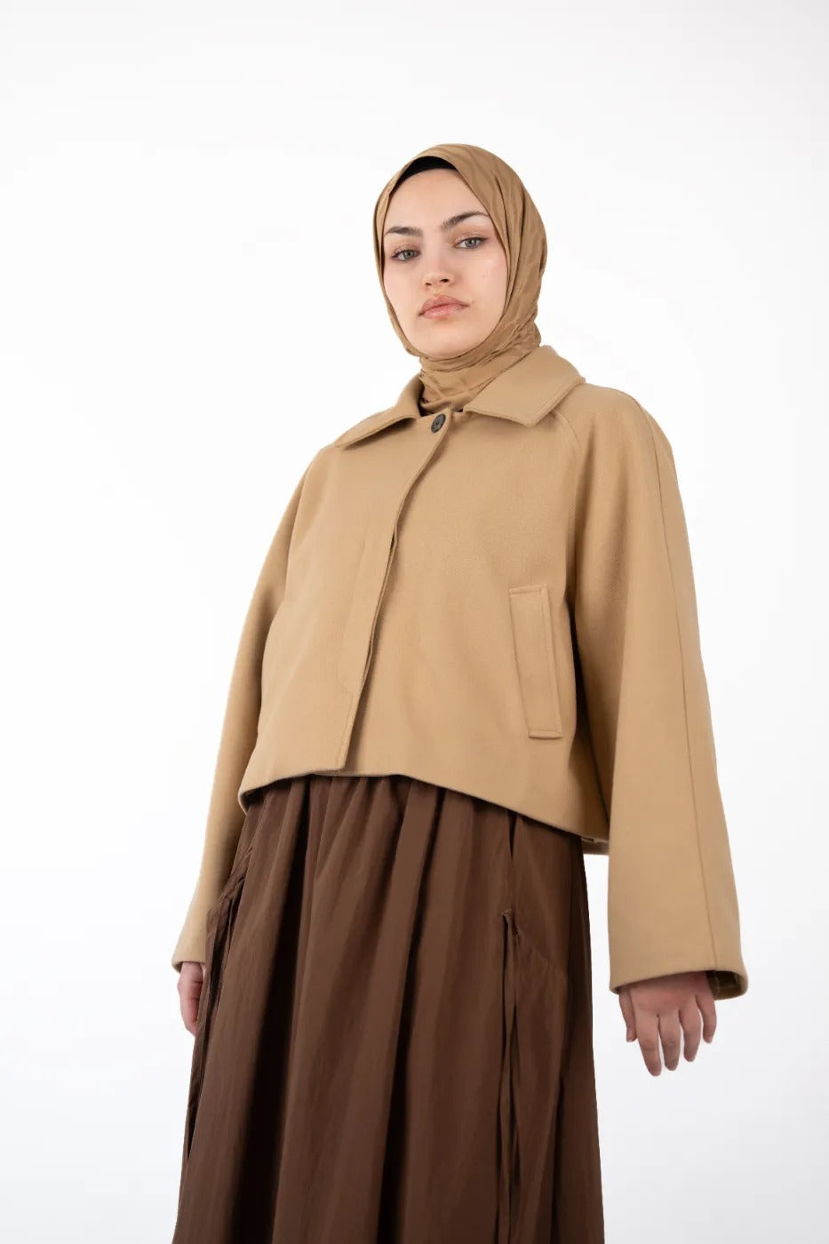 Kısa Kaşe Kaban Camel