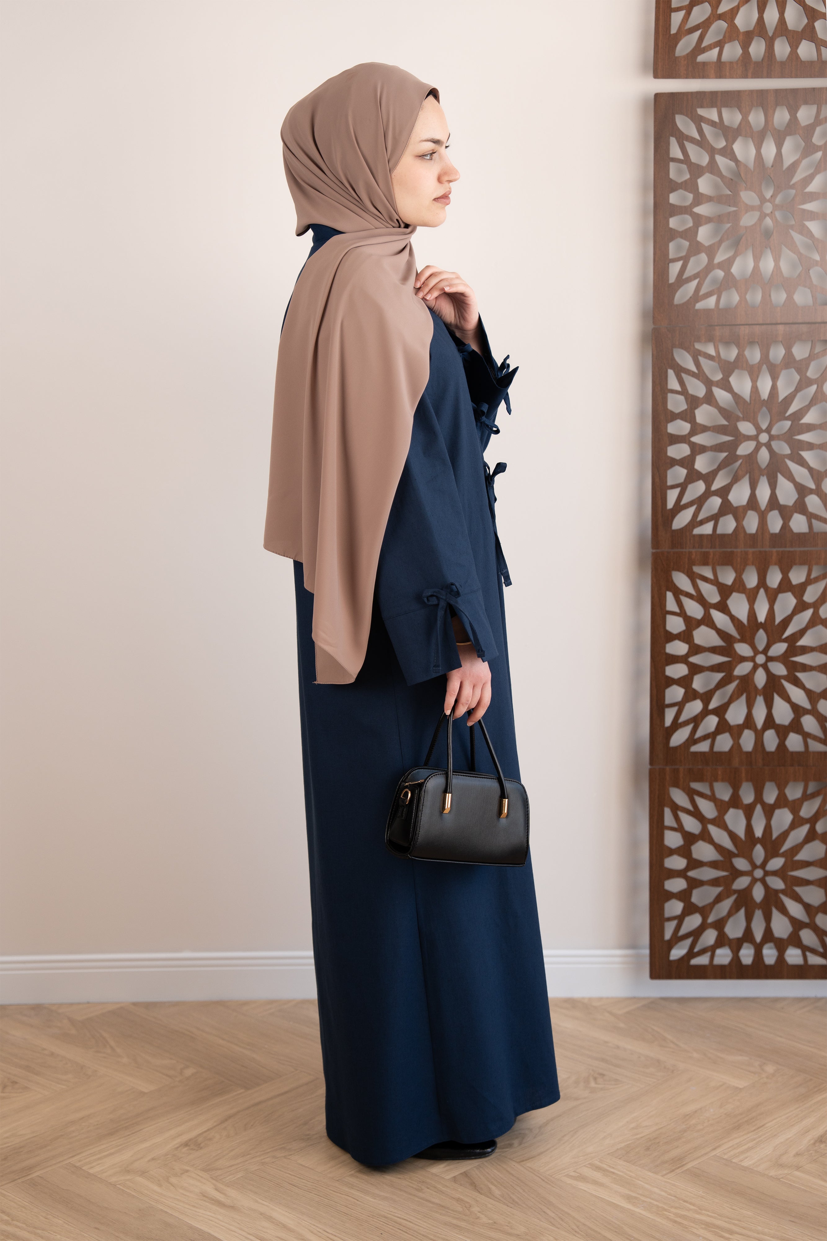 Keten Kimono İkili Takım LACİVERT