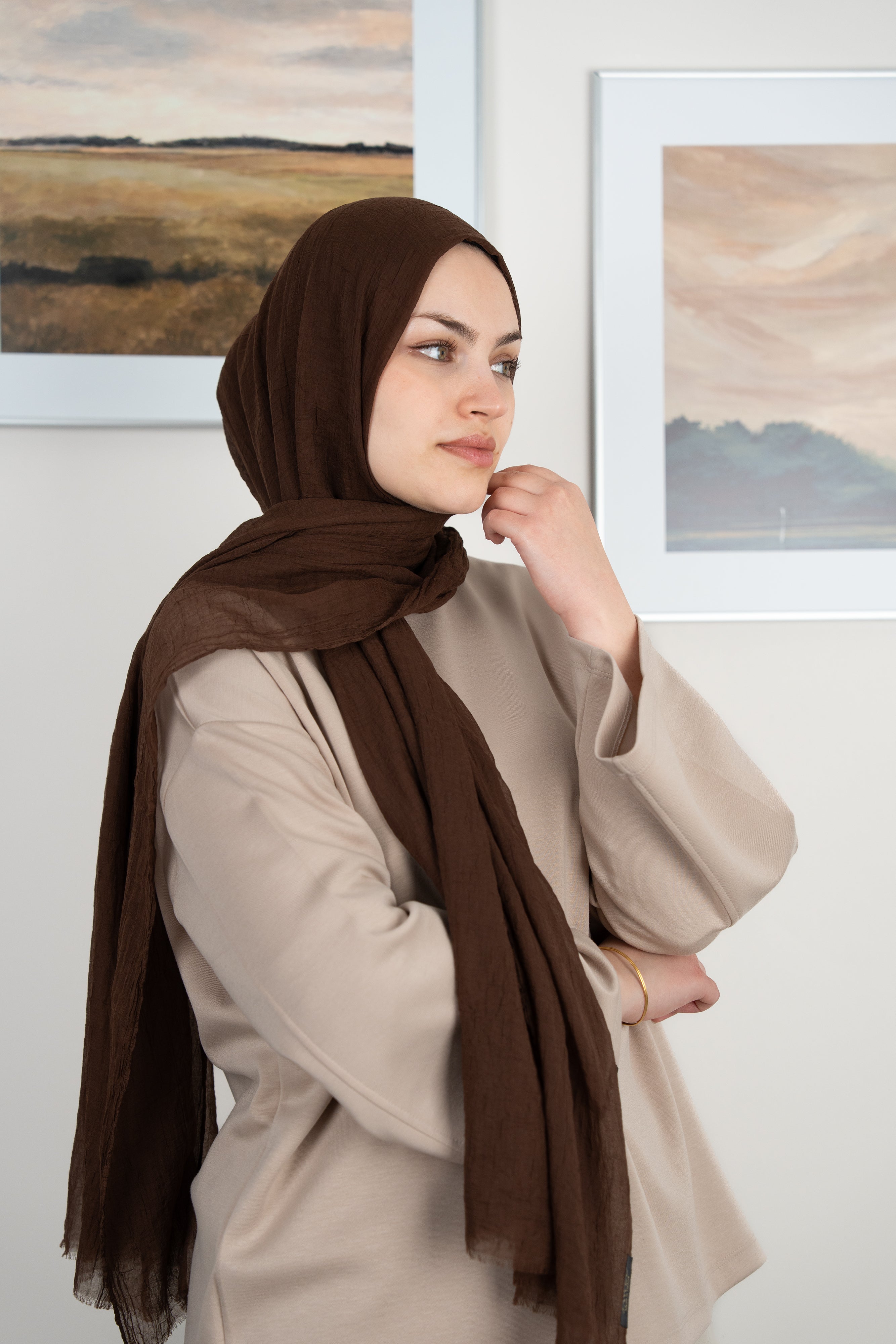 Konfor Şal KAHVERENGİ