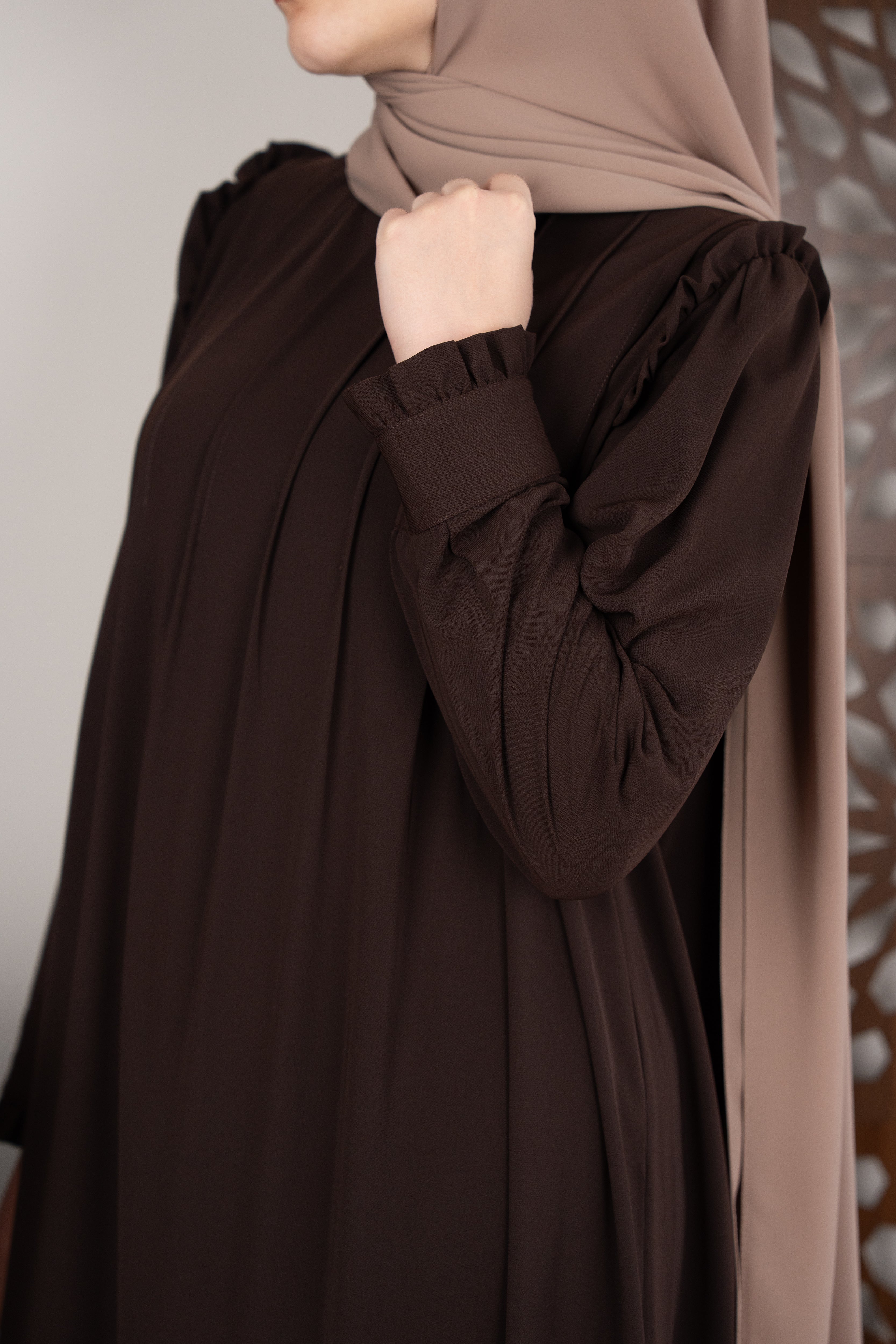 Efnan Elbise KAHVERENGİ