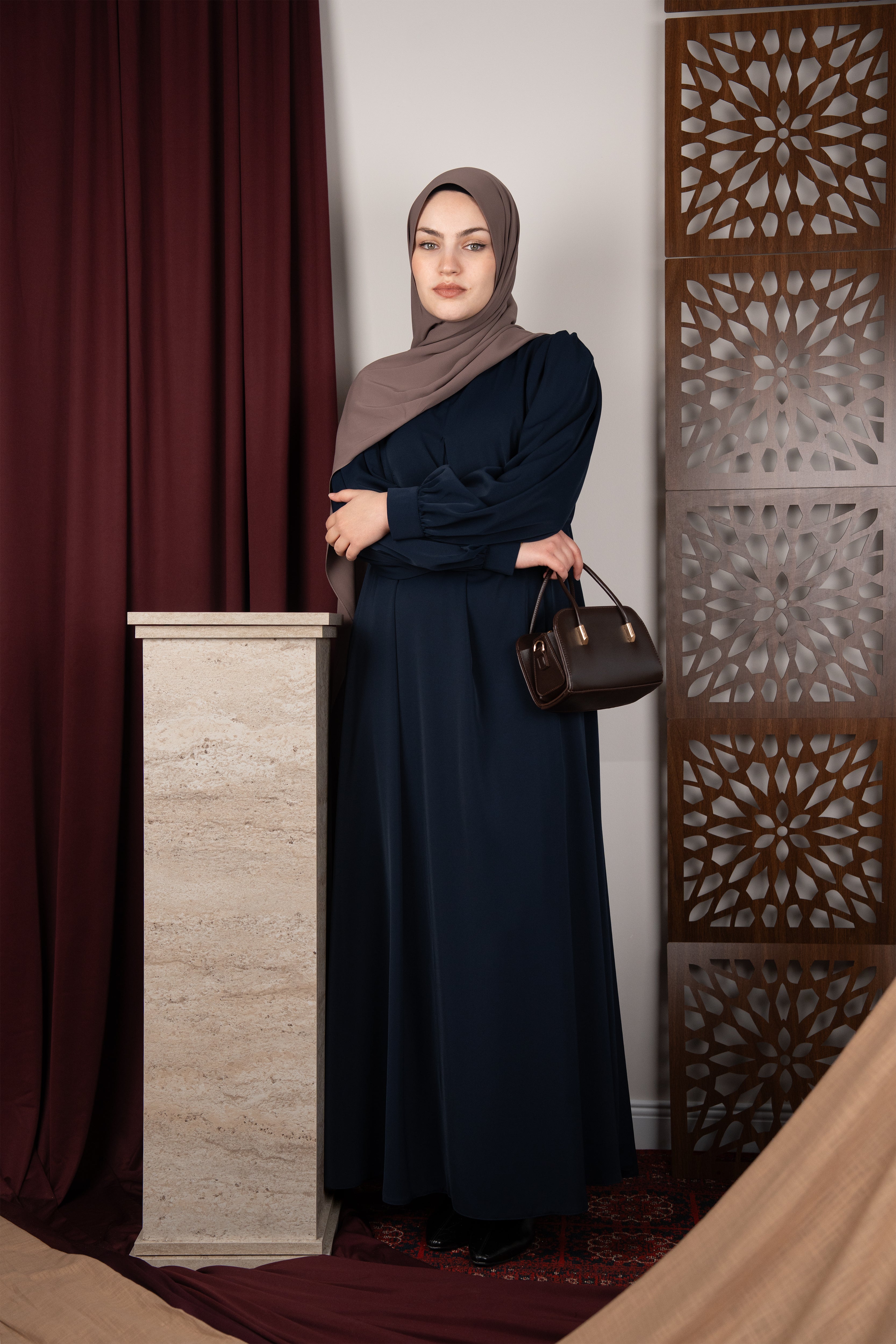 Alya Elbise LACİVERT