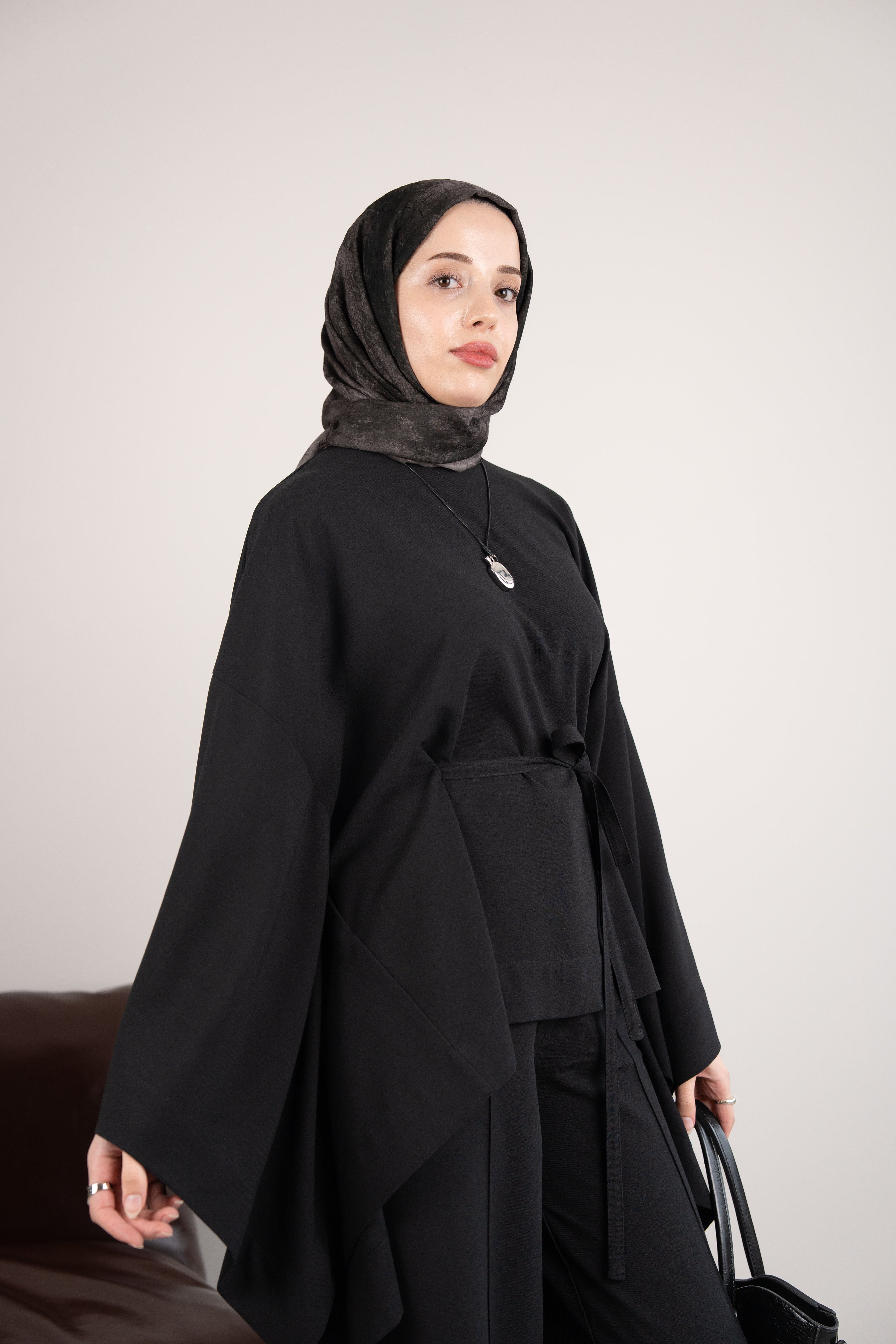 Pelerinli Panço SİYAH