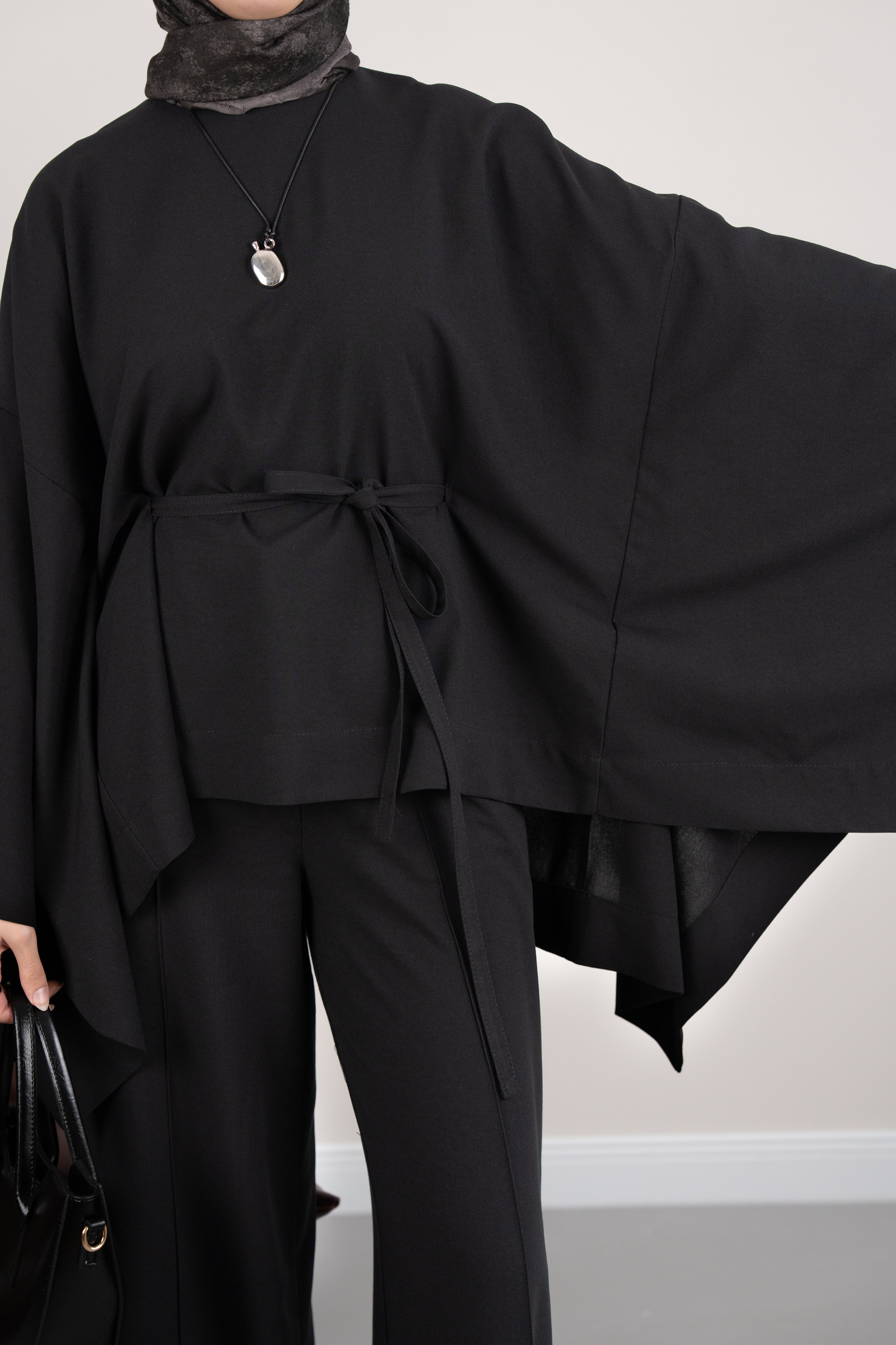 Pelerinli Panço SİYAH