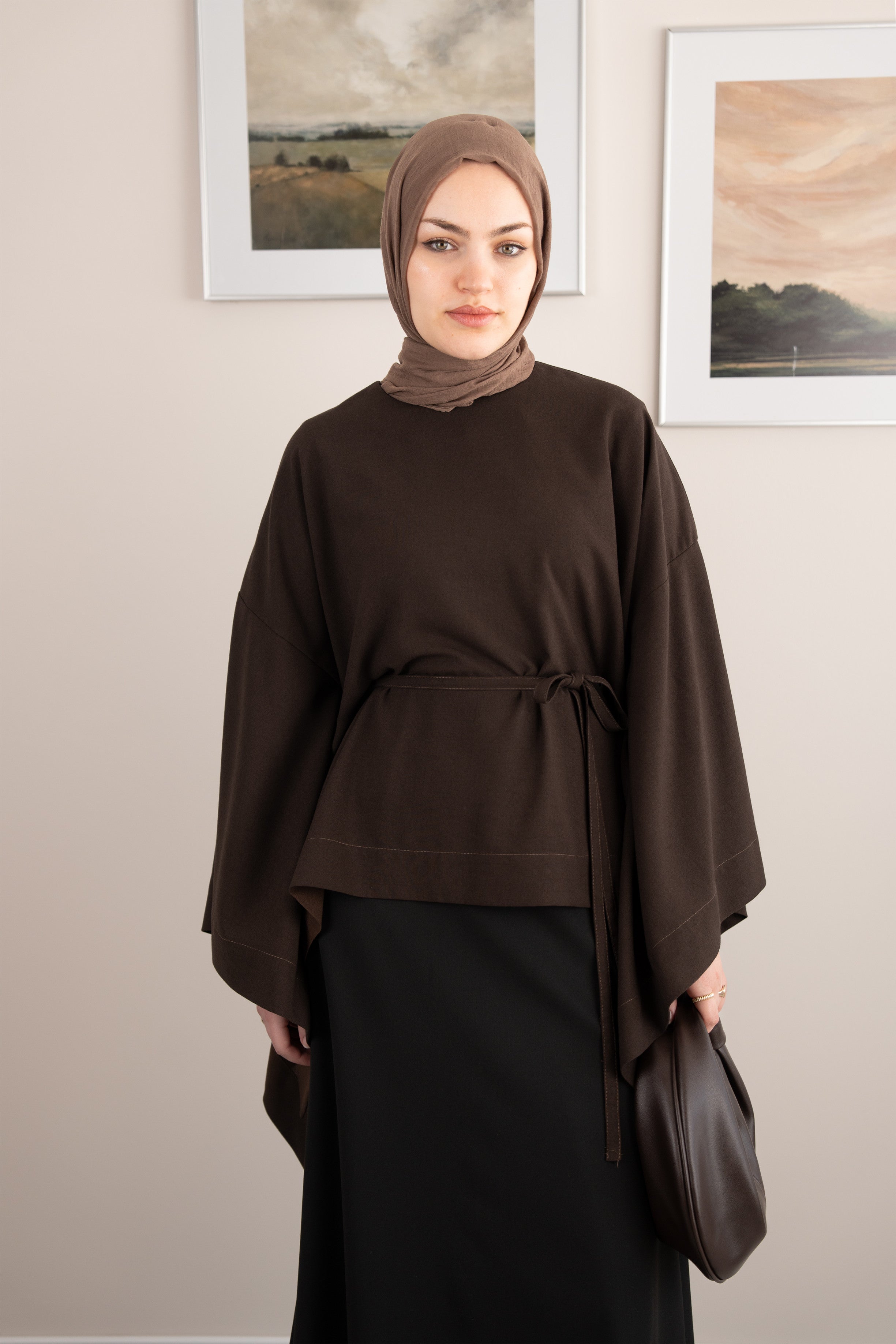 Pelerinli Panço KAHVERENGİ