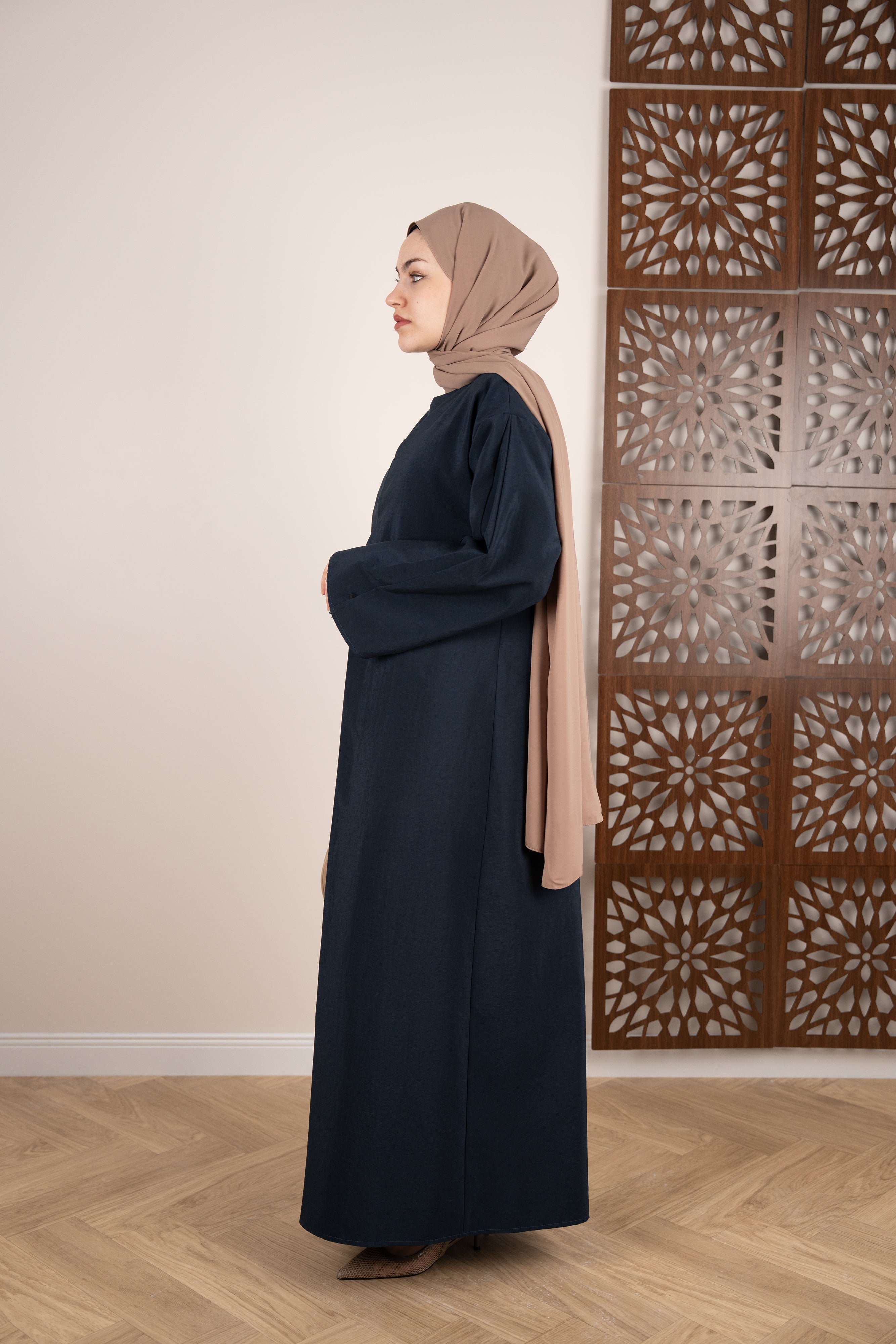 Katmanlı Elbise LACİVERT