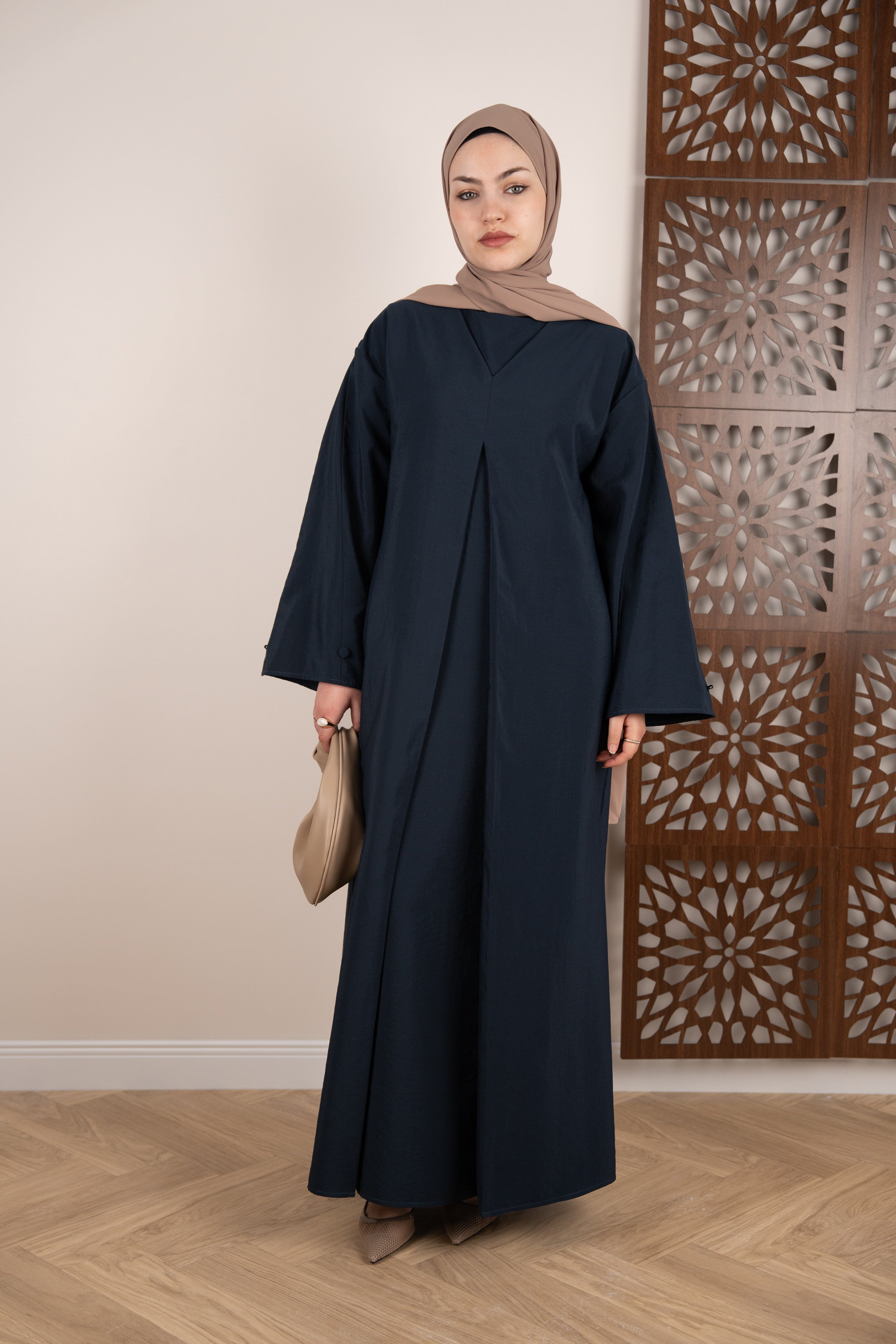 Katmanlı Elbise LACİVERT