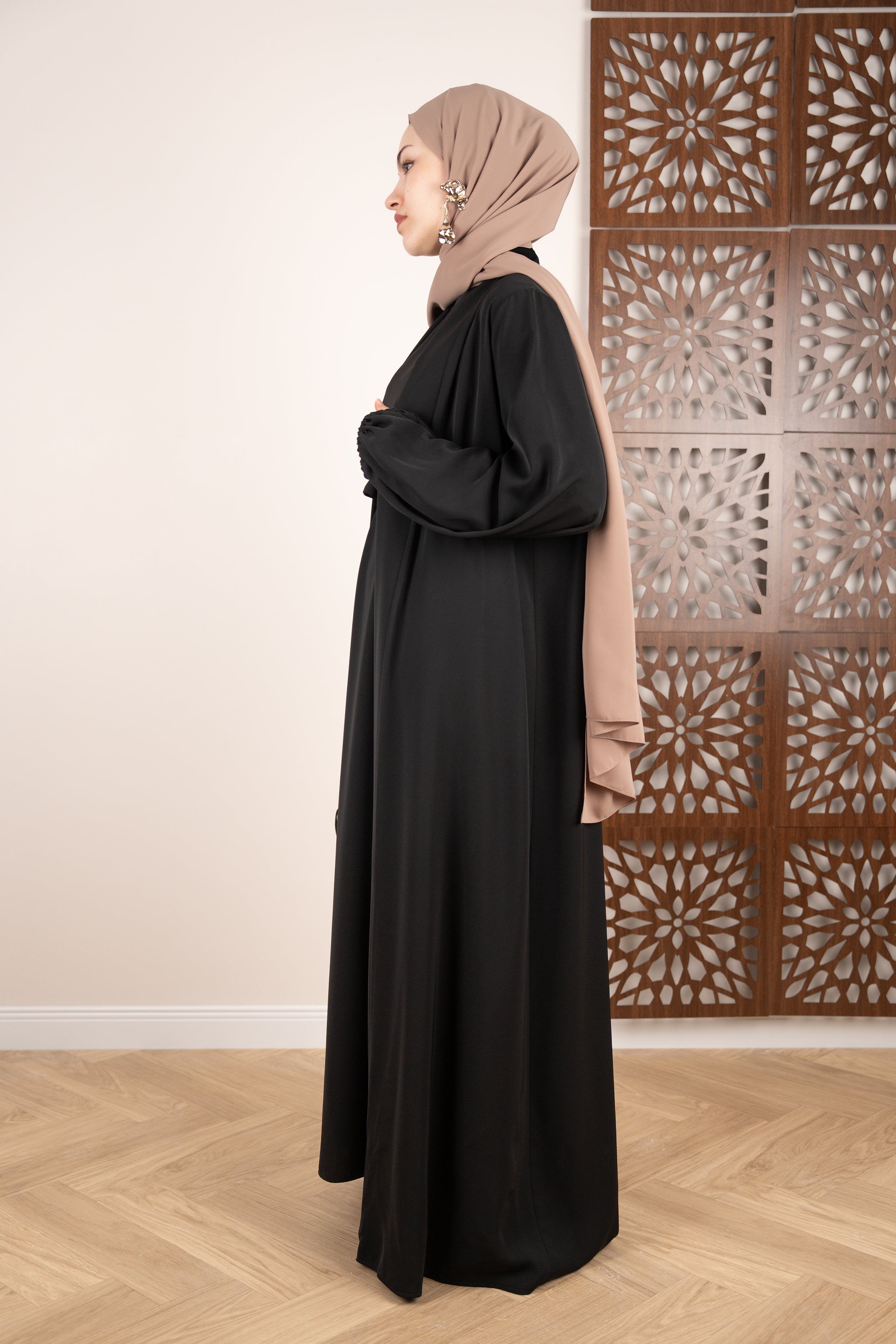 Luxury Abaya Takım SİYAH