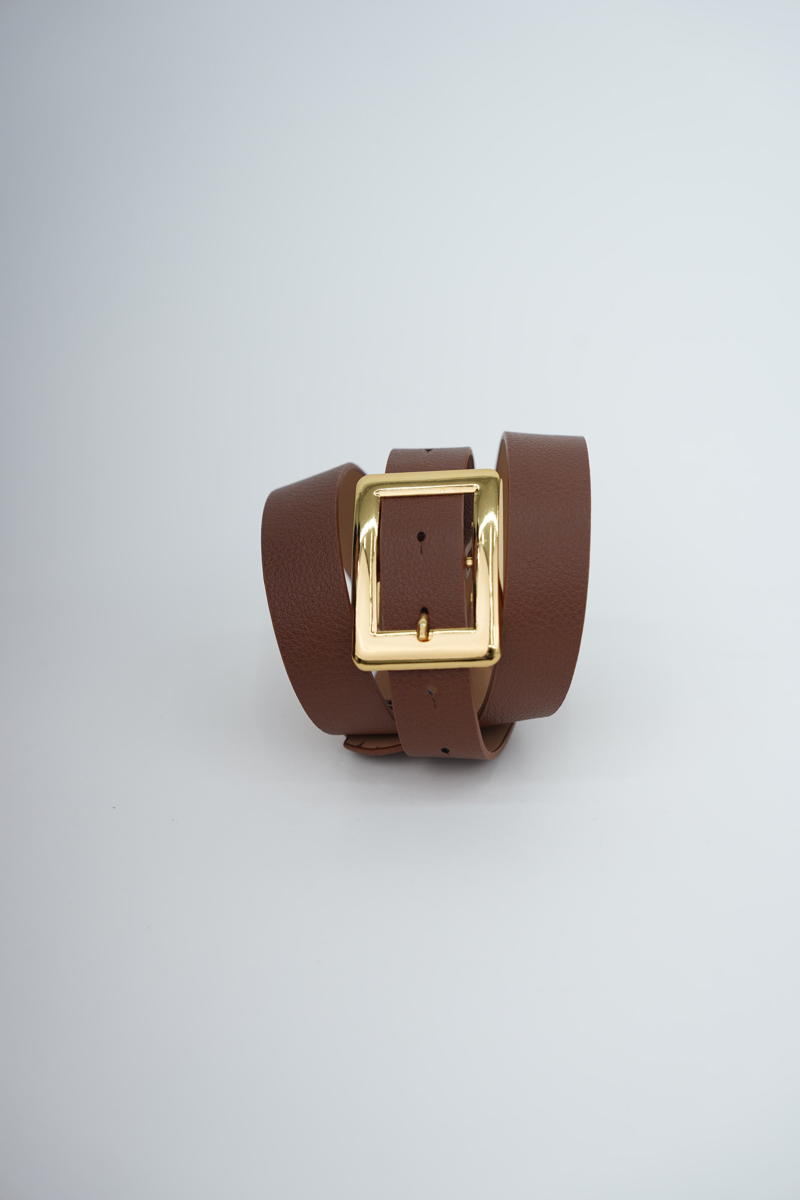 Kare Tasarım Tokalı Kemer TABA