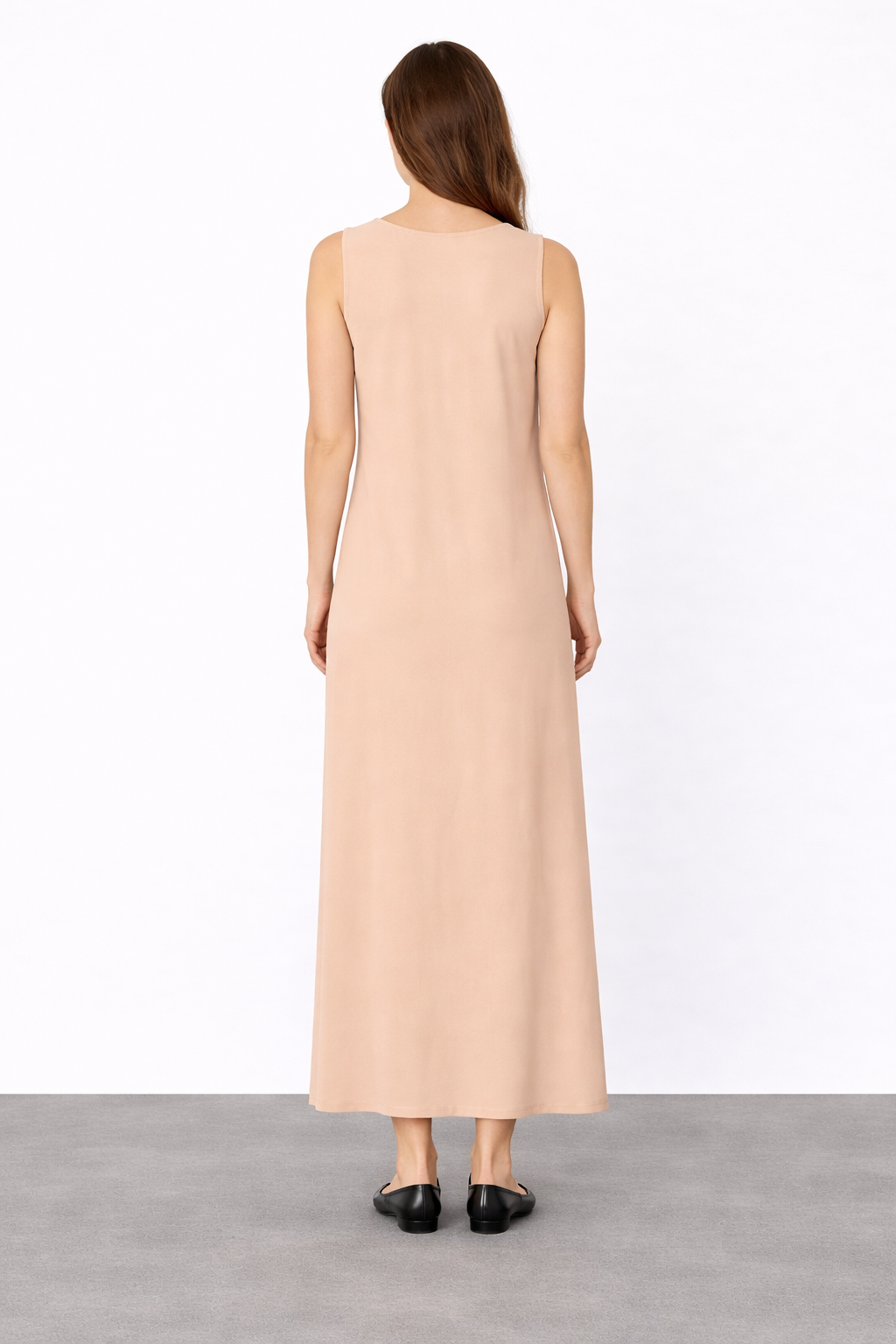 Pamuklu Uzun Elbise Astarı BEJ