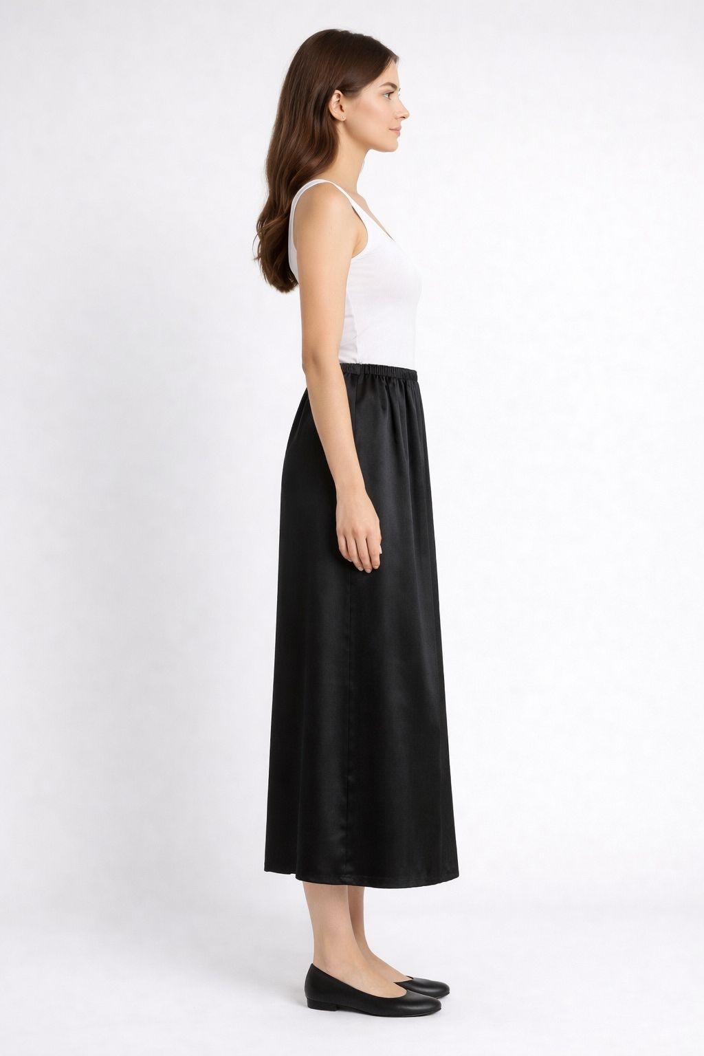 Saten Astar Etek Siyah