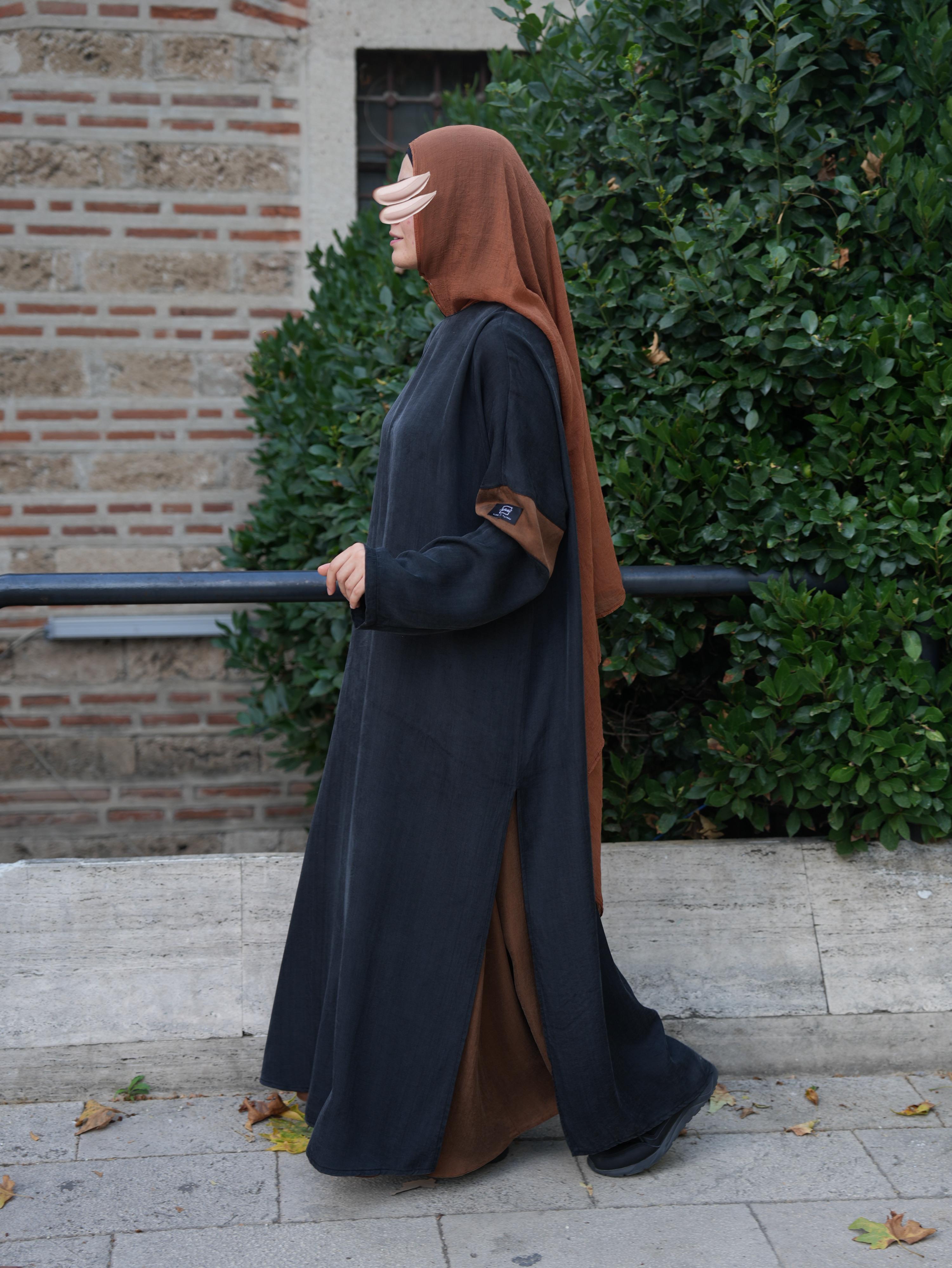 İpek Cupra Etekli Takım Siyah