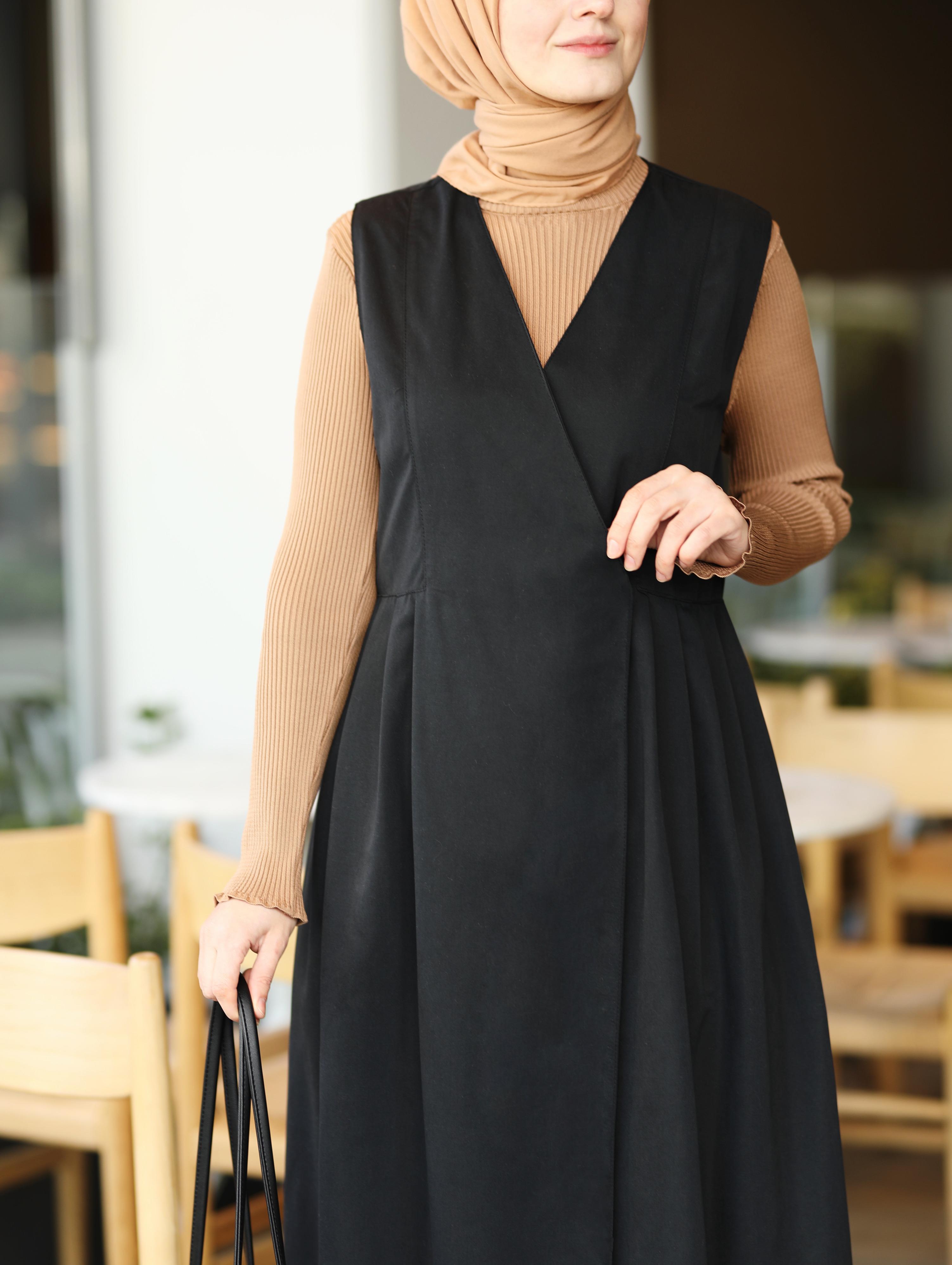 Jileli Trençkot SİYAH