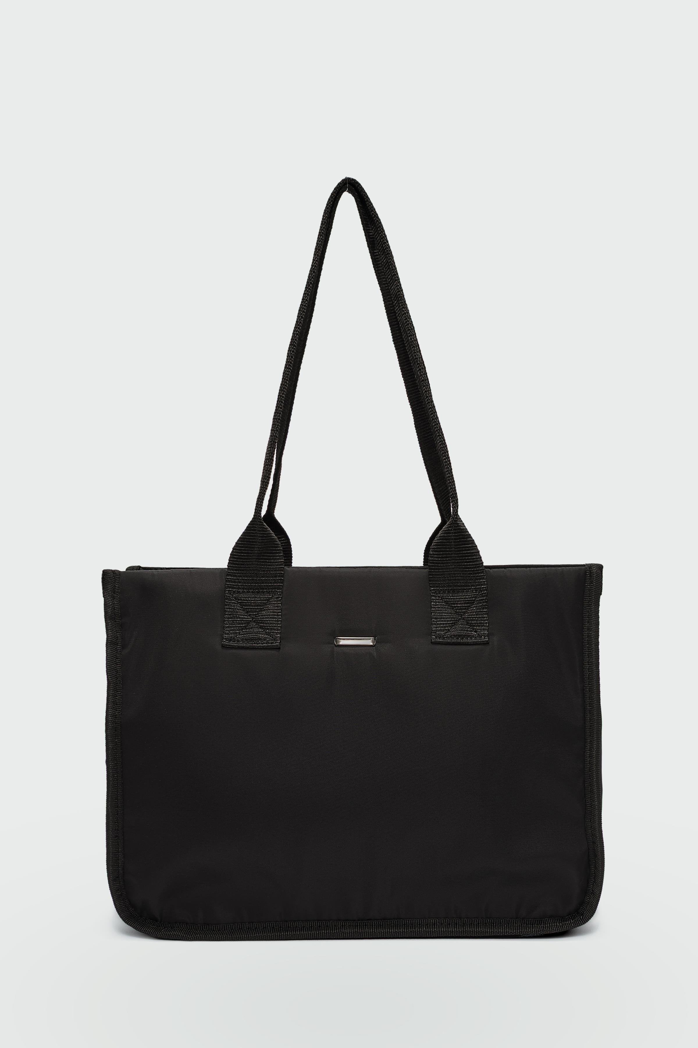 Kapitone Puf Çanta SİYAH