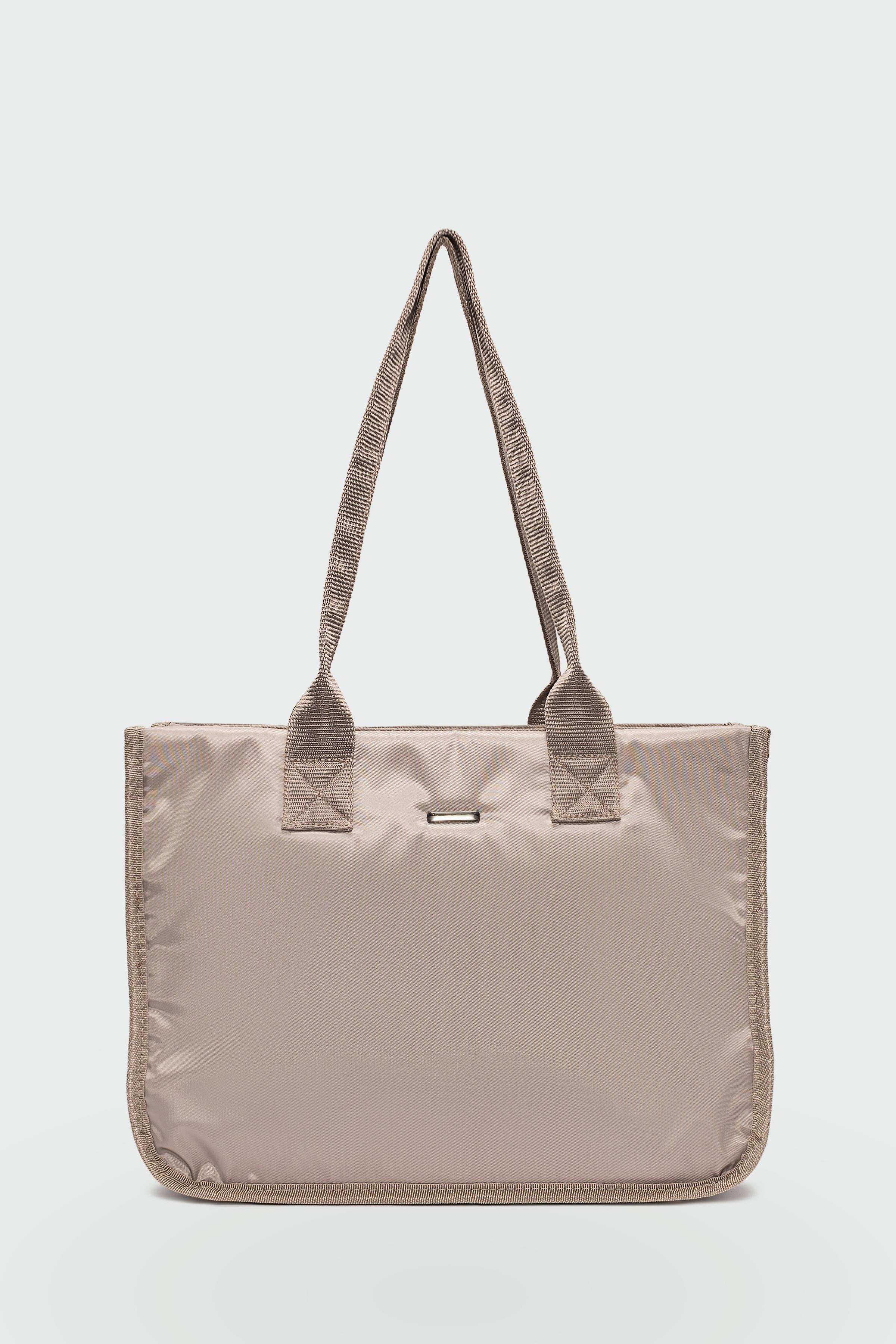 Kapitone Puf Çanta VİZON