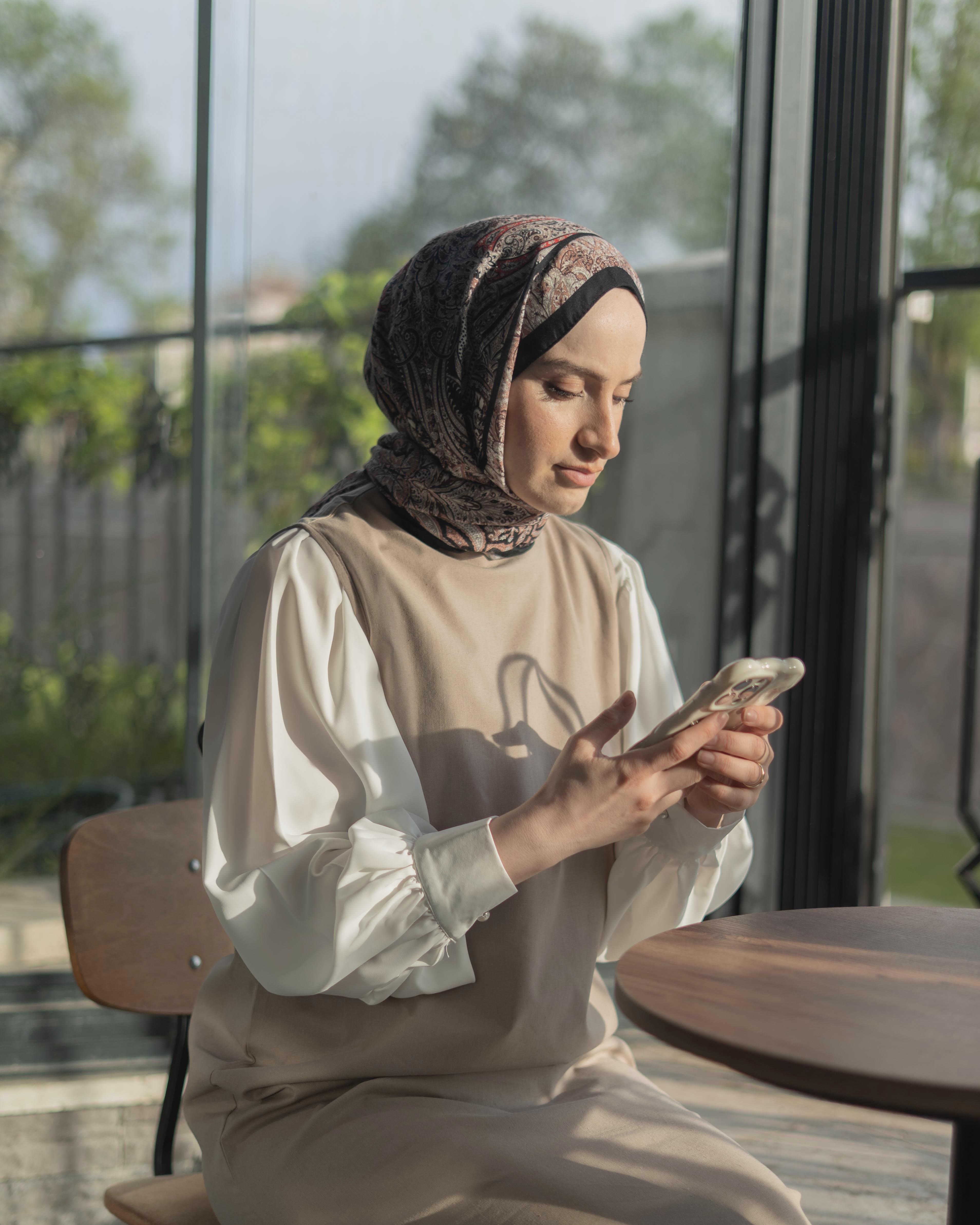 Pamuk Keten Kolsuz Elbise BEJ