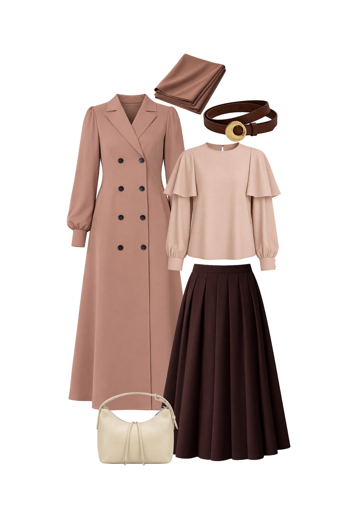 Mocha Balance Trench Kombin Kutusu
