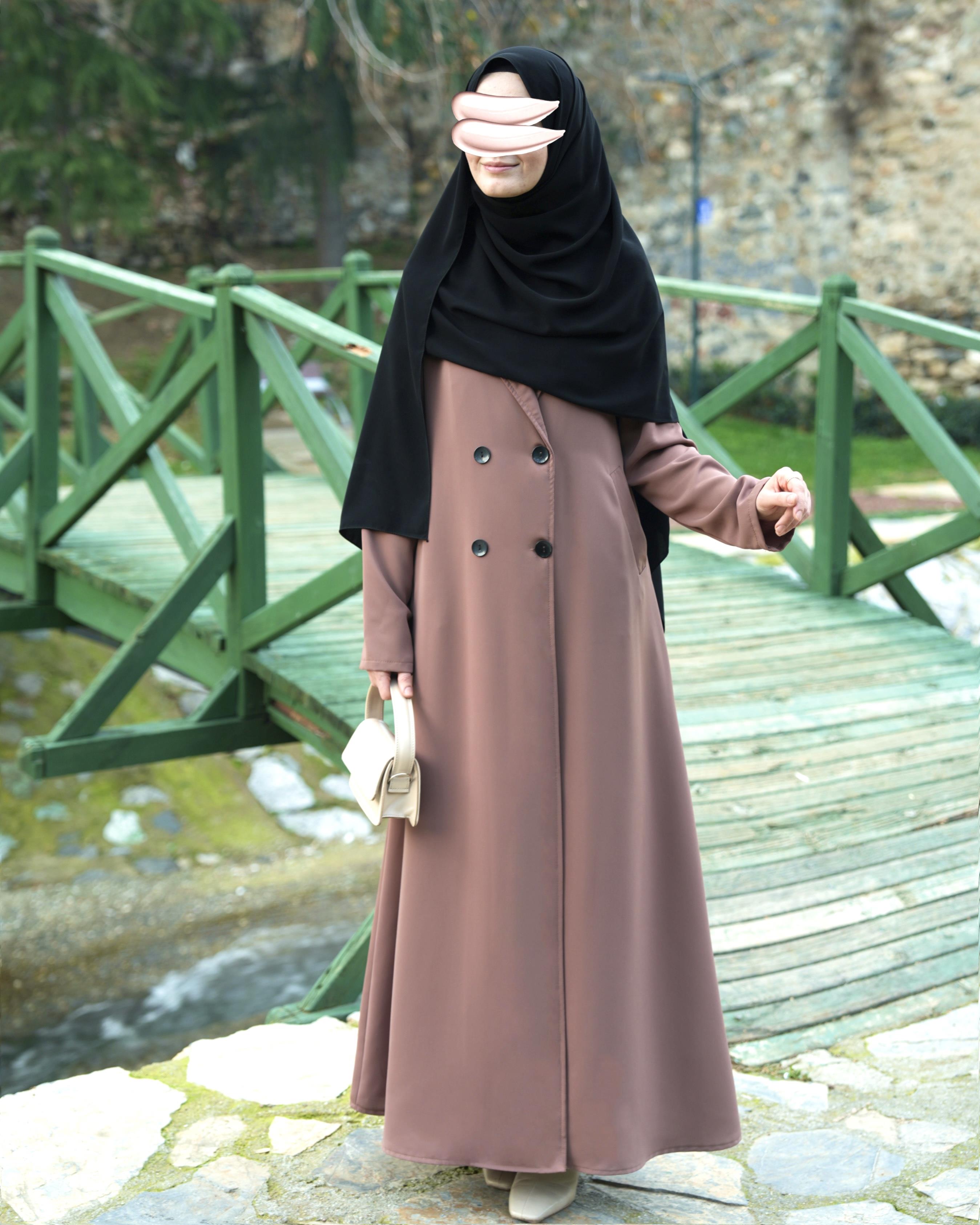 Kruvaze Trench SÜTLÜ KAHVE