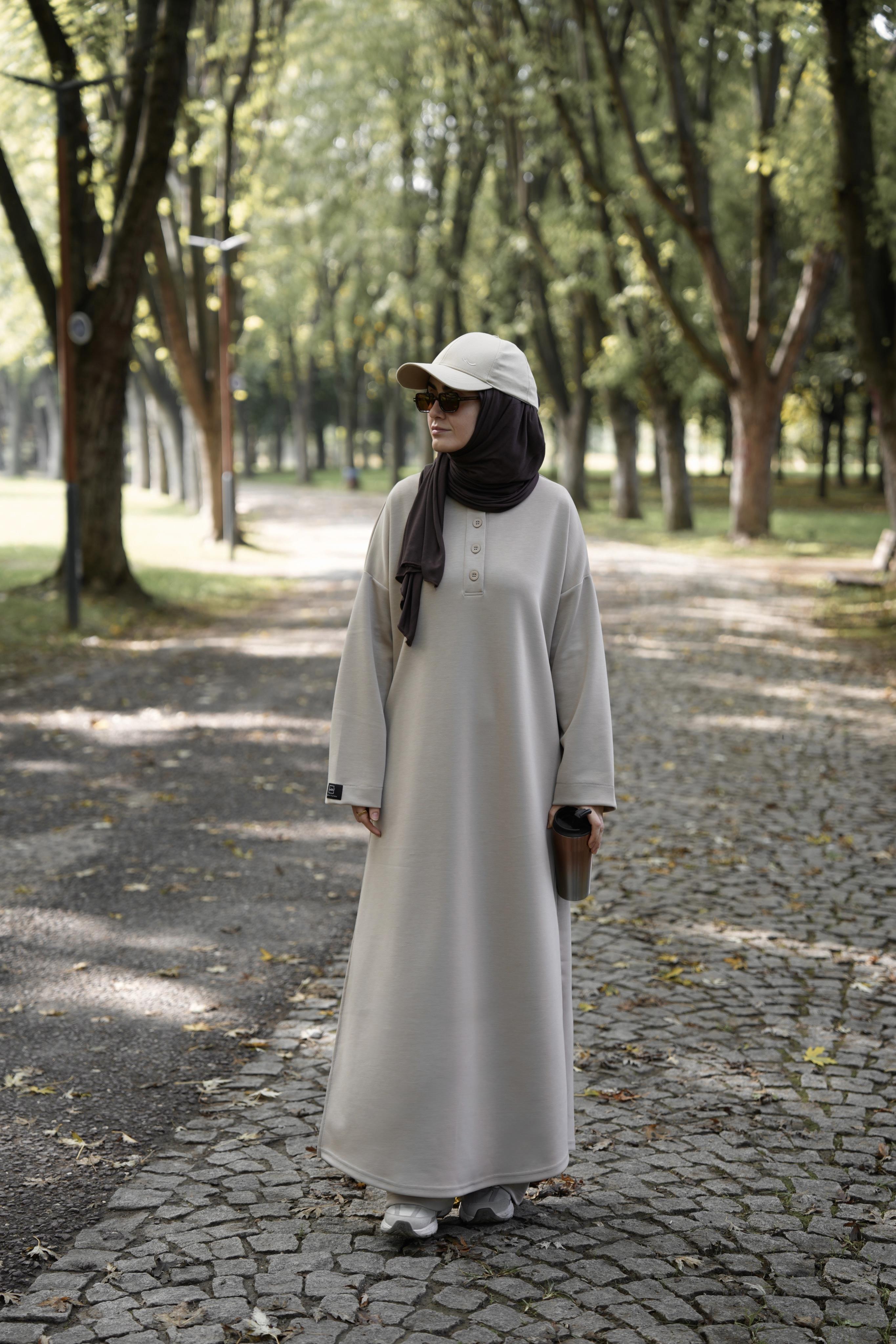 Modal Pantolonlu Takım Bej