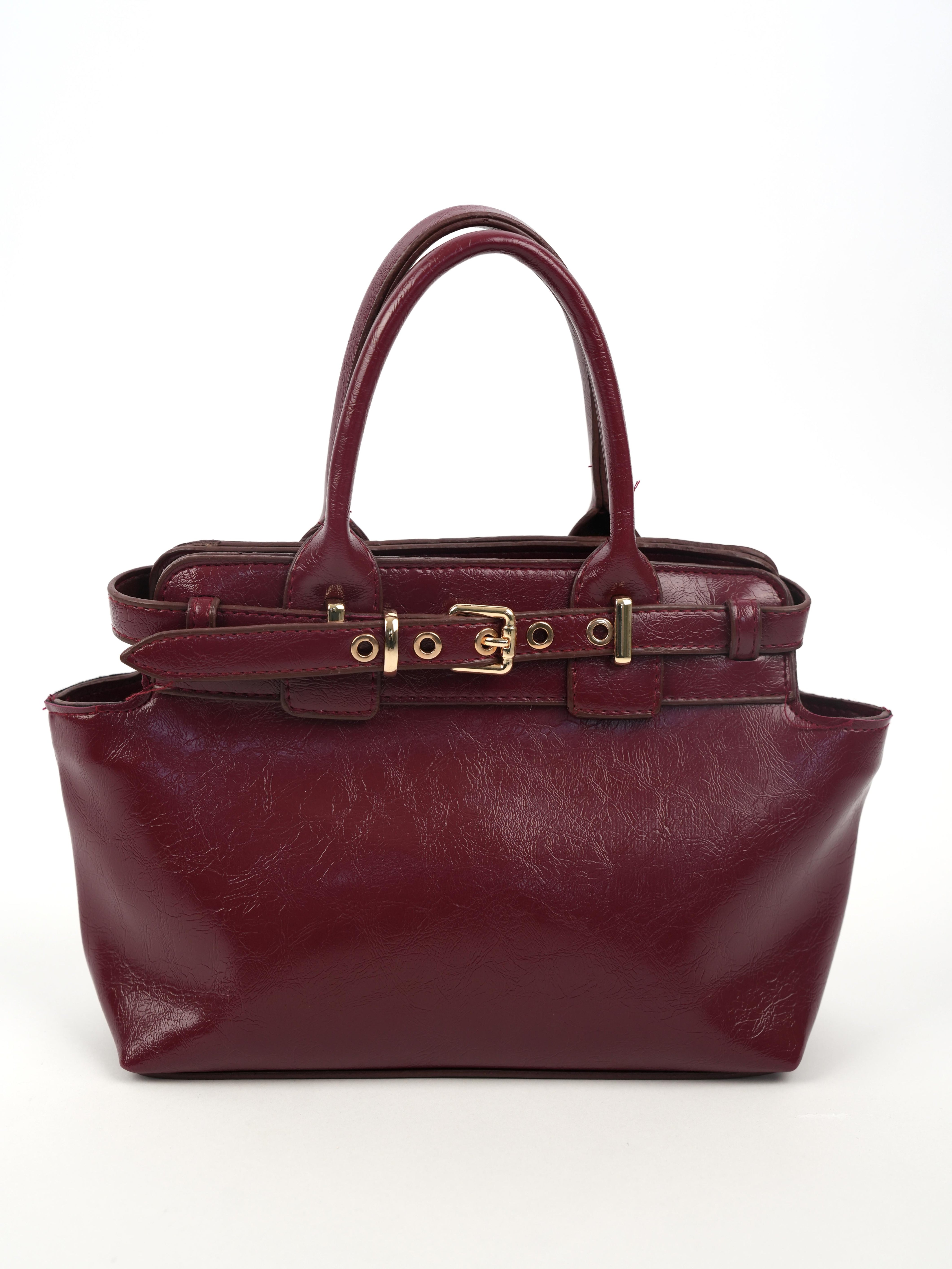 Ön Kemerli Çanta BORDO