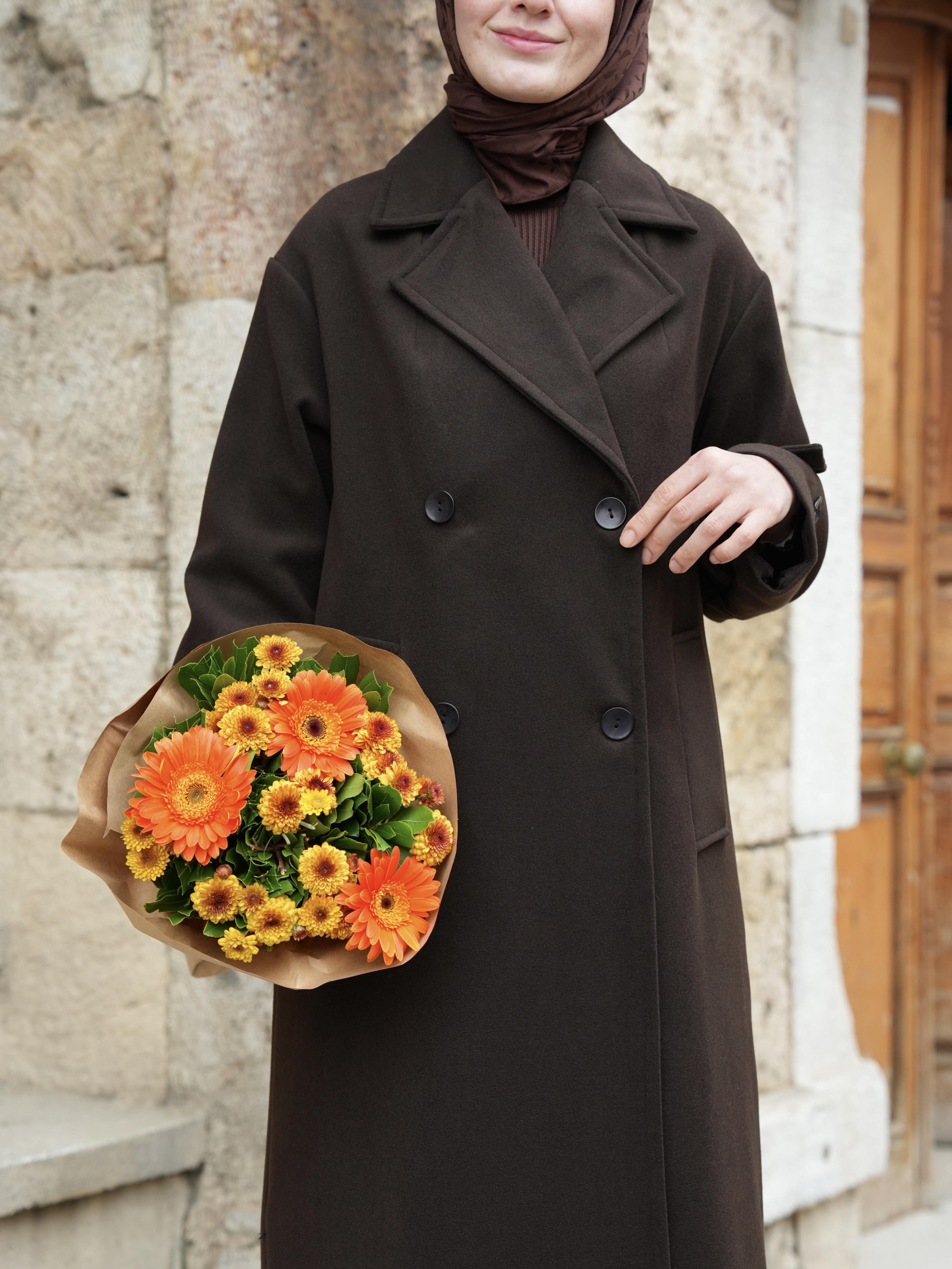 Oversize Kaban Kahverengi