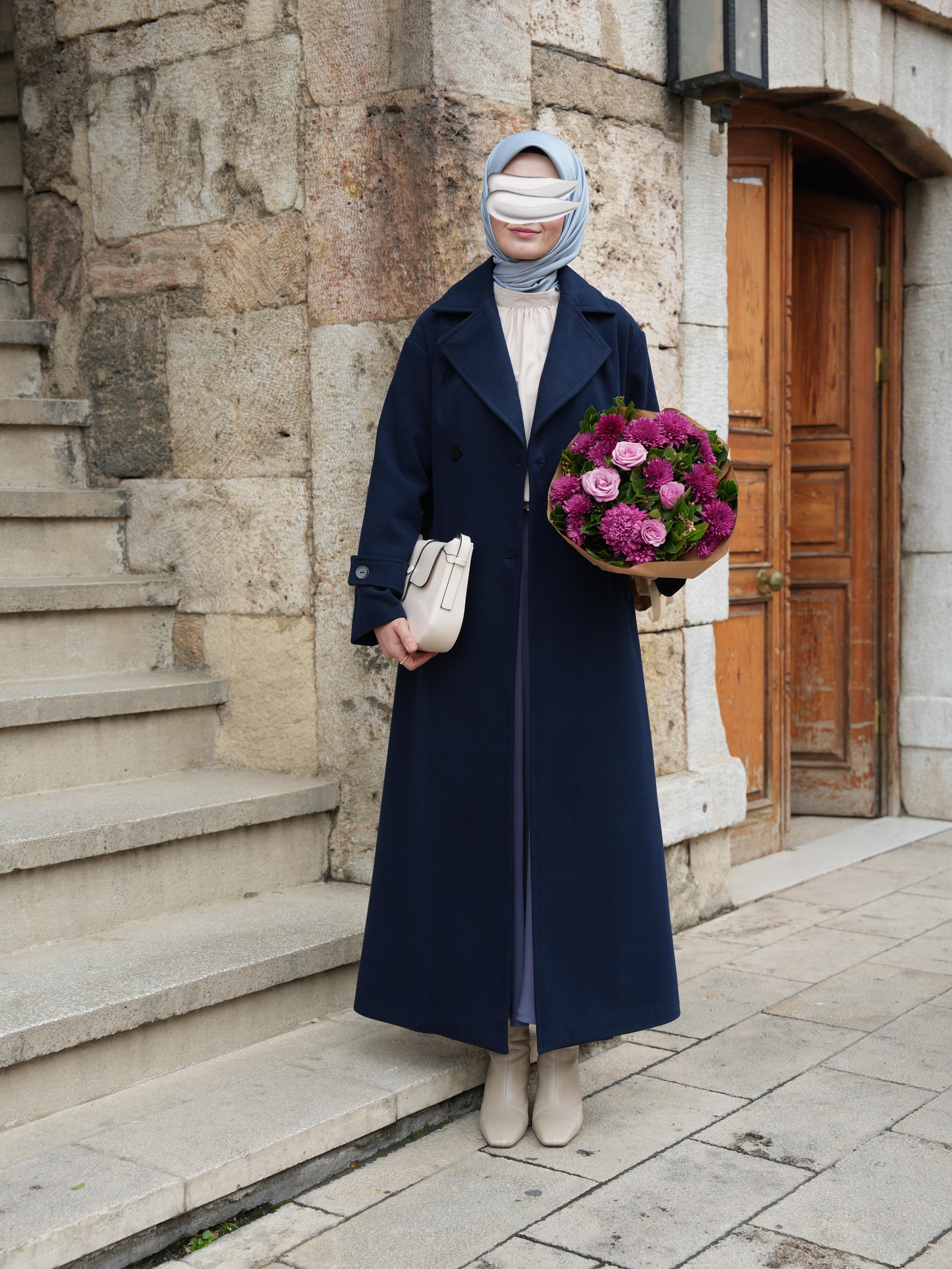 Oversize Kaban Lacivert