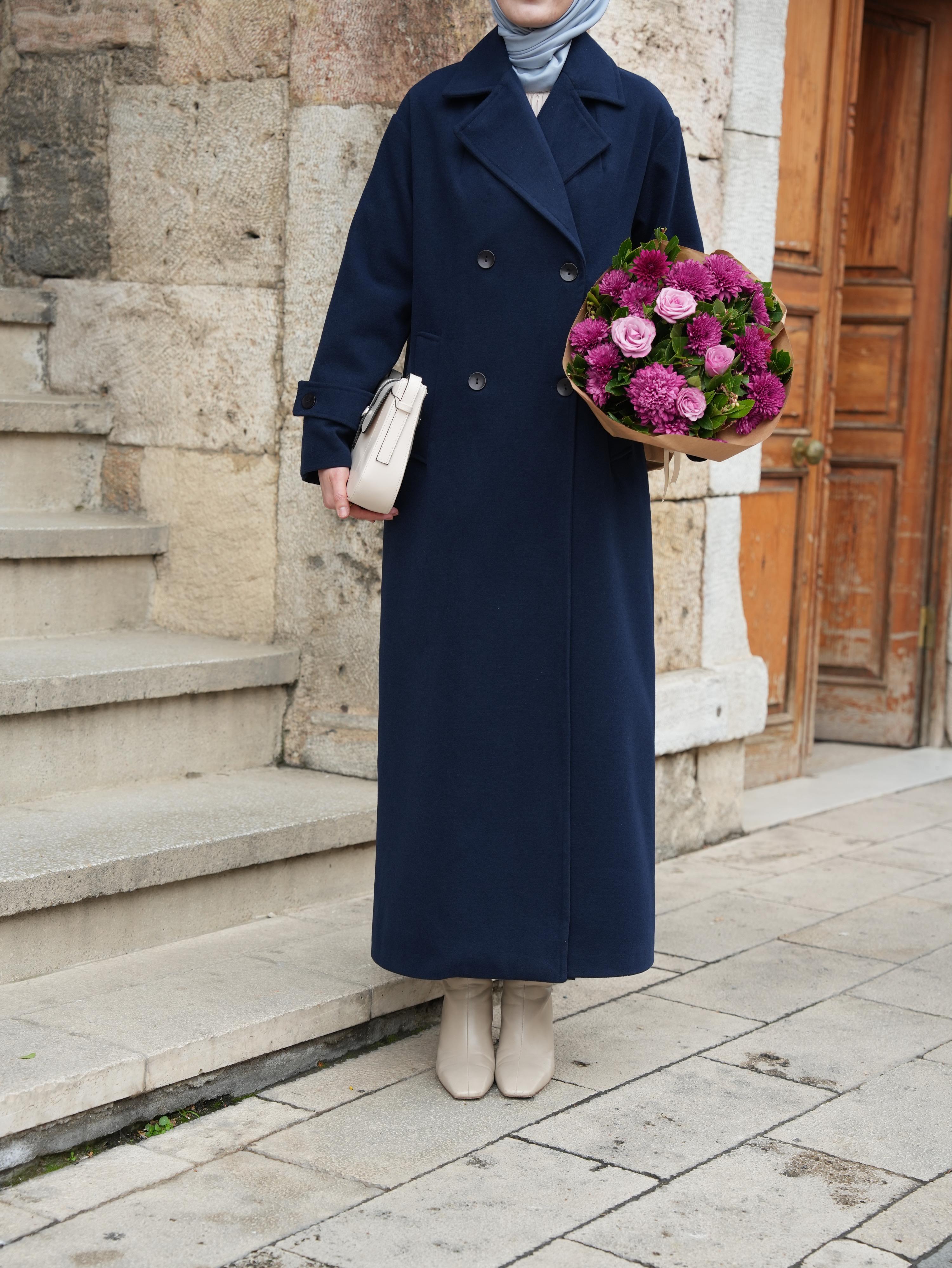 Oversize Kaban Lacivert