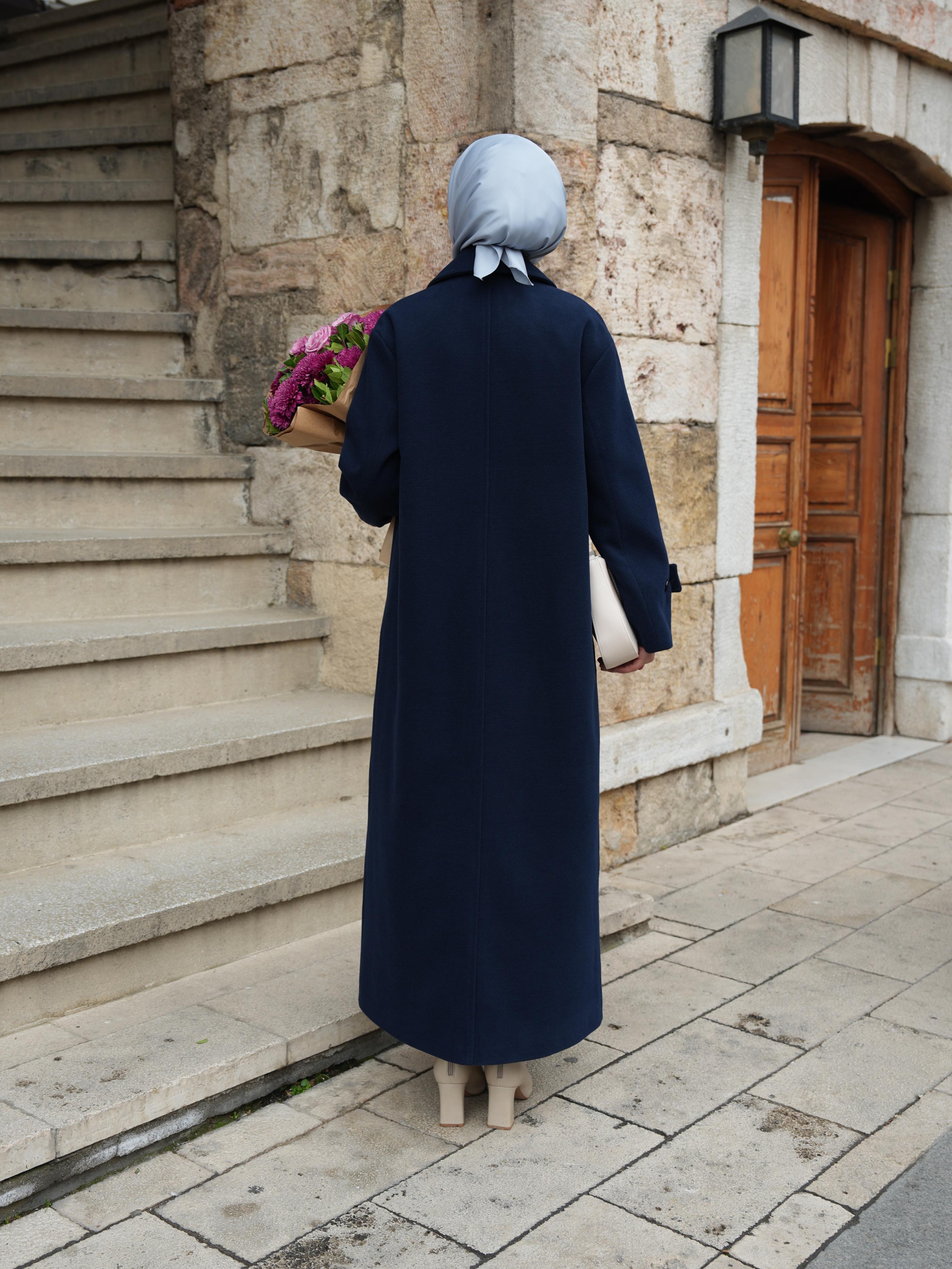 Oversize Kaban Lacivert