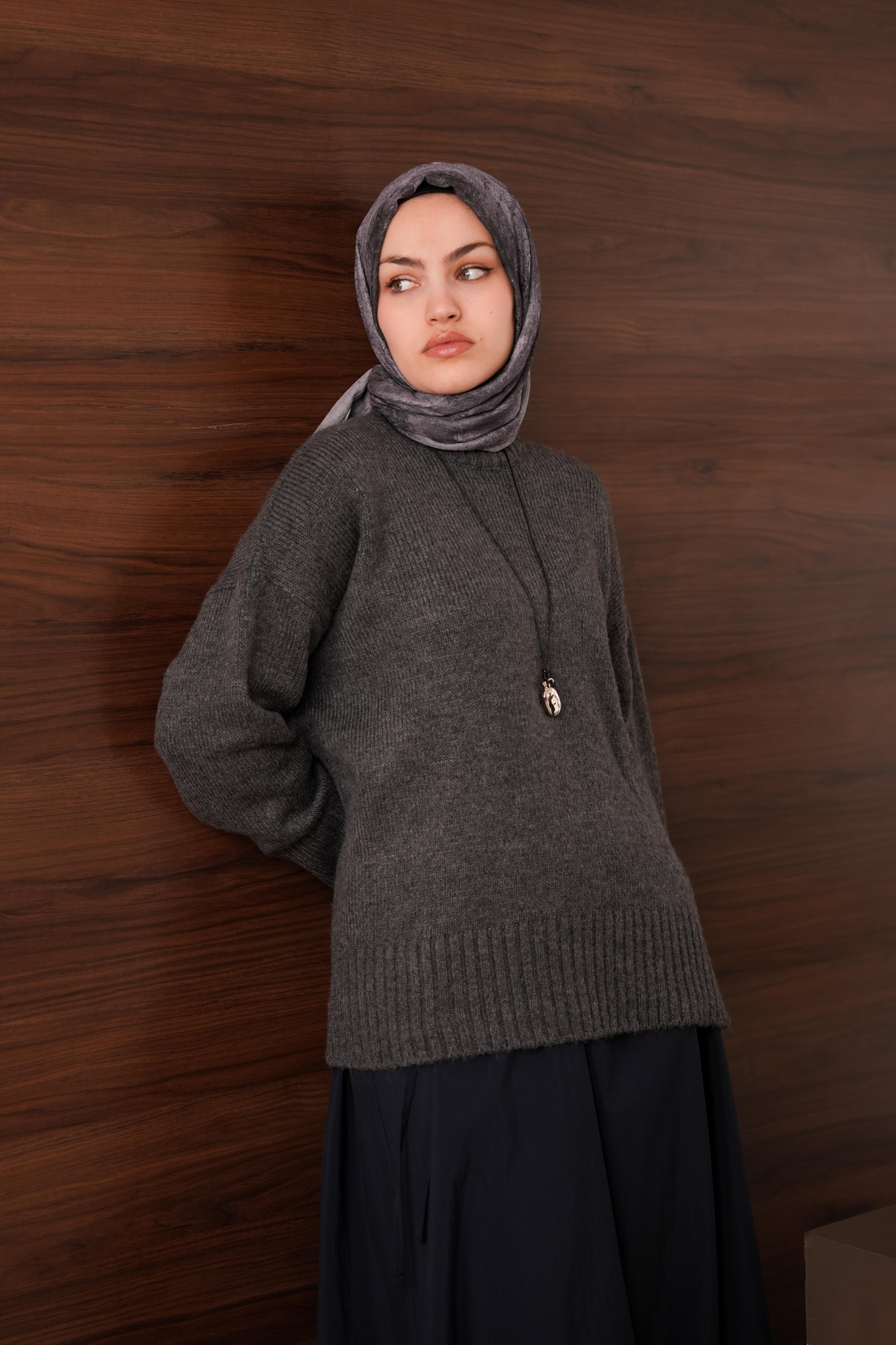 Oversize Kazak Antrasit