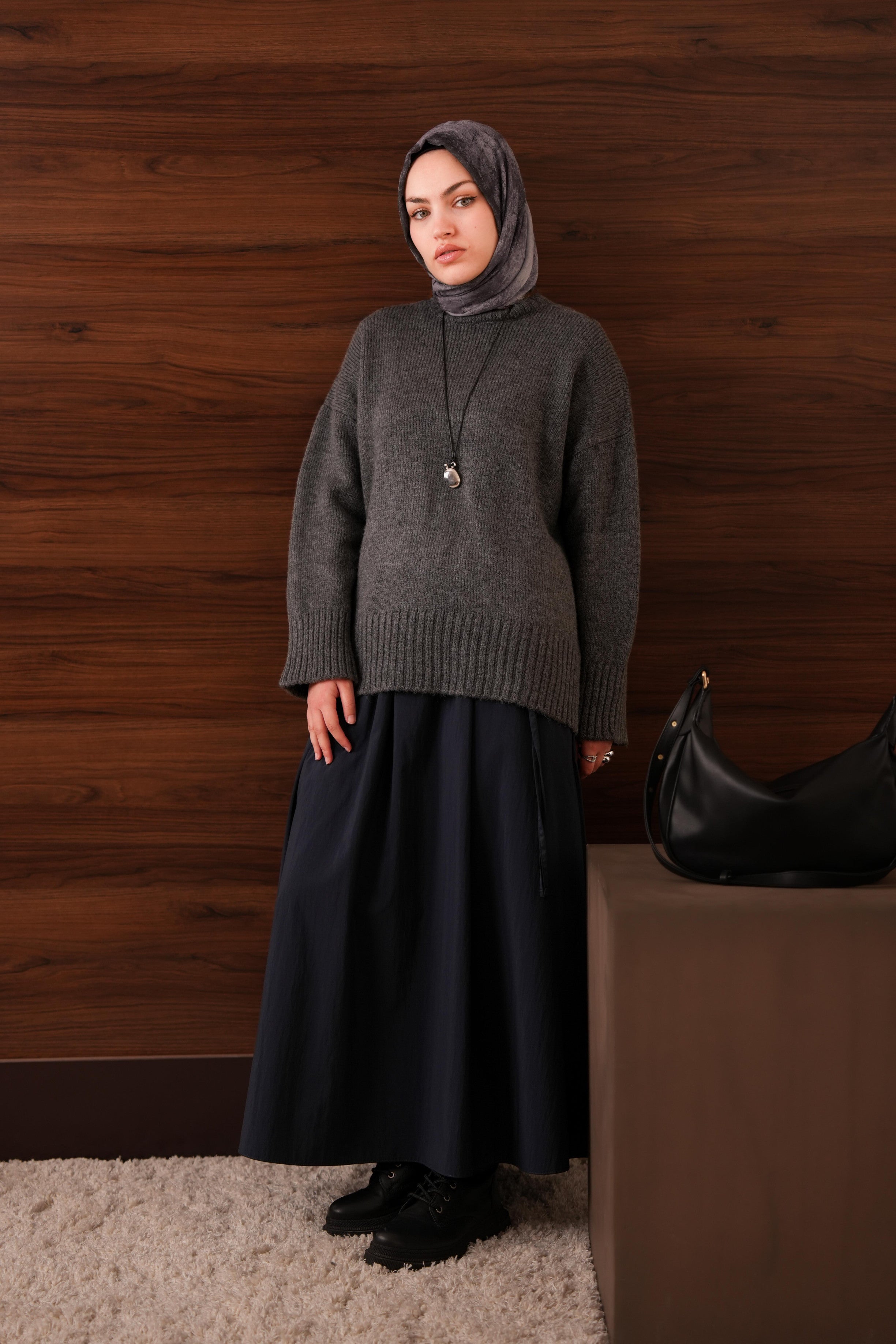 Oversize Kazak ANTRASİT