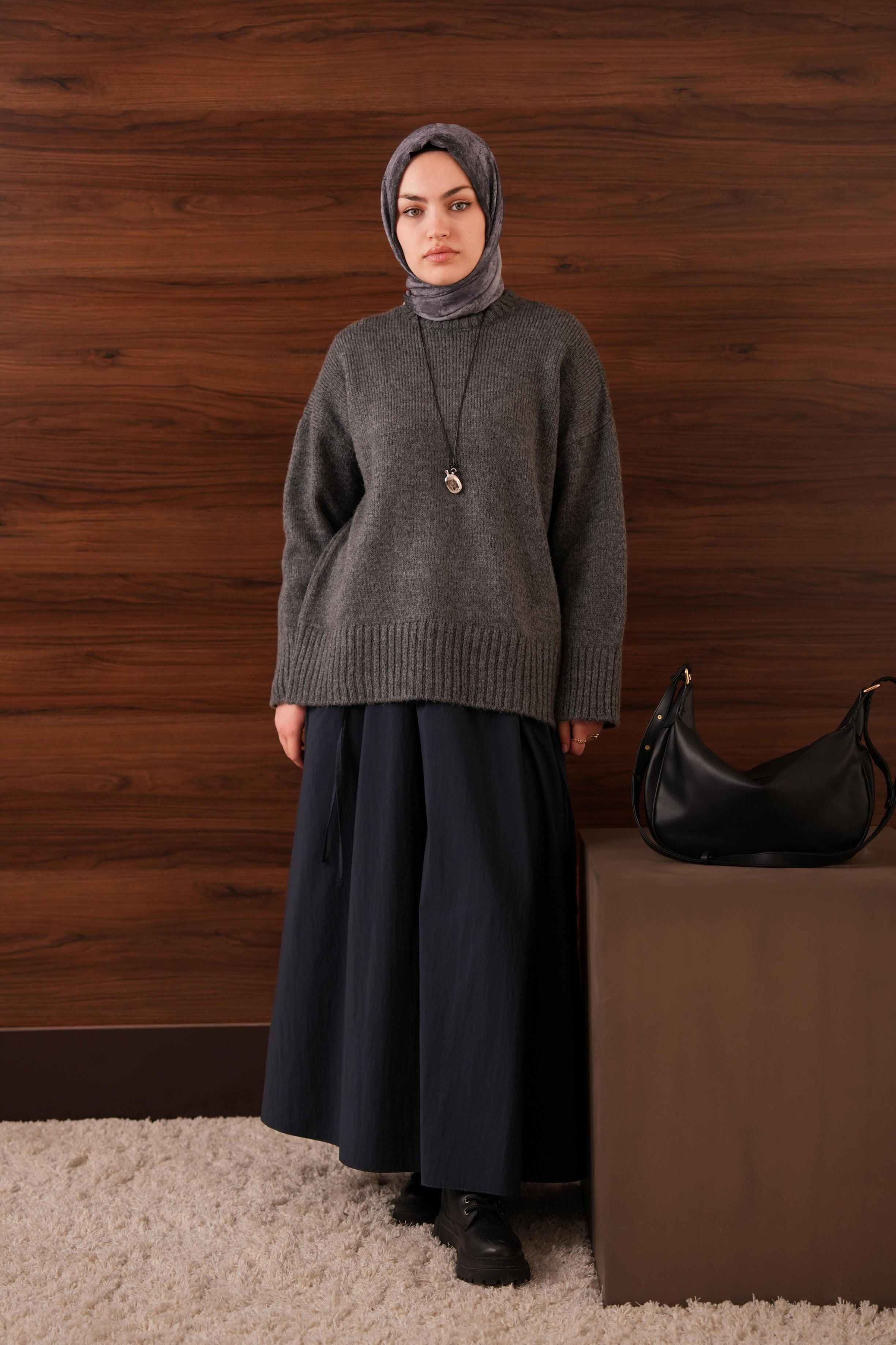 Oversize Kazak ANTRASİT