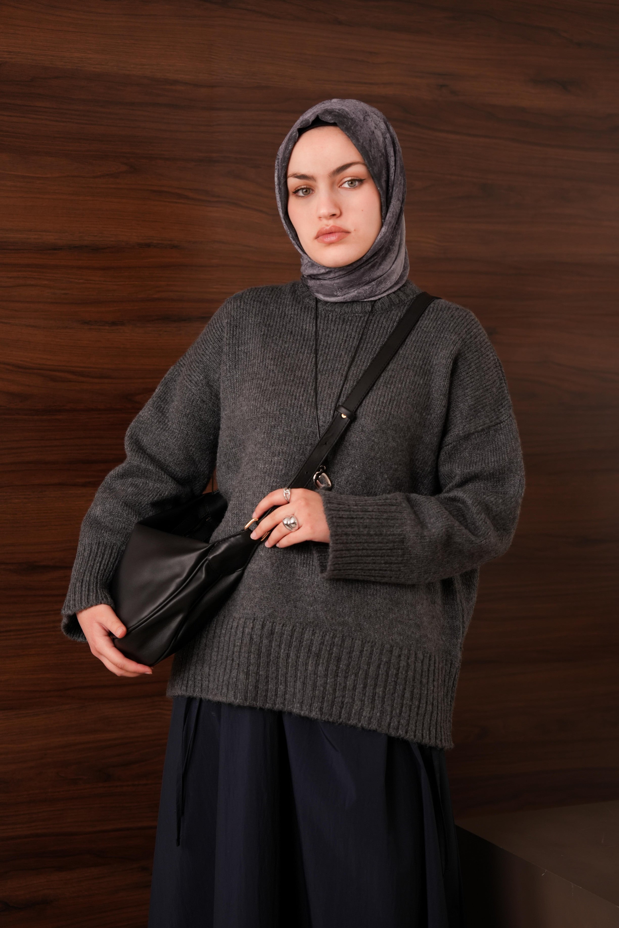 Oversize Kazak ANTRASİT
