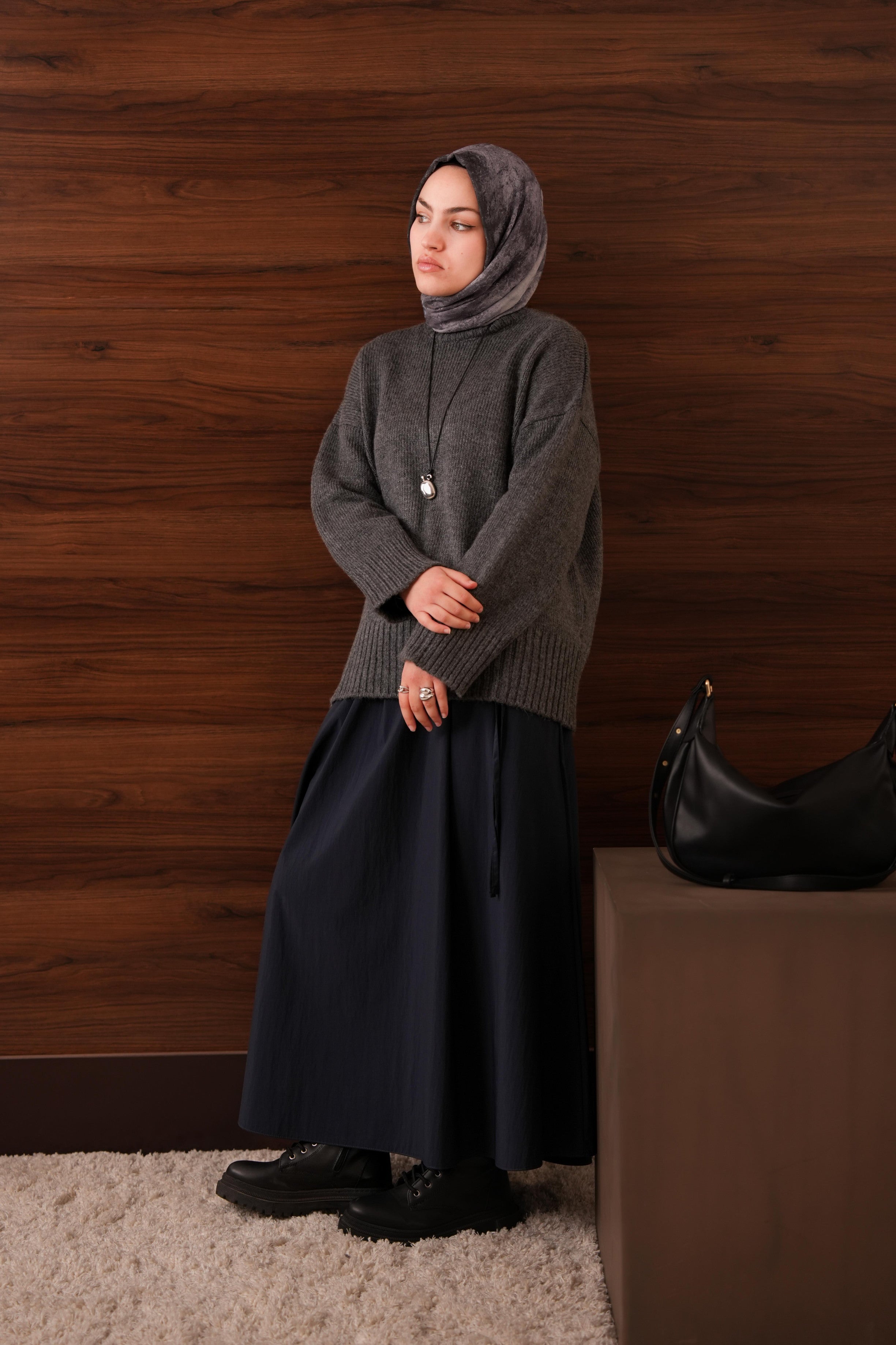 Oversize Kazak ANTRASİT