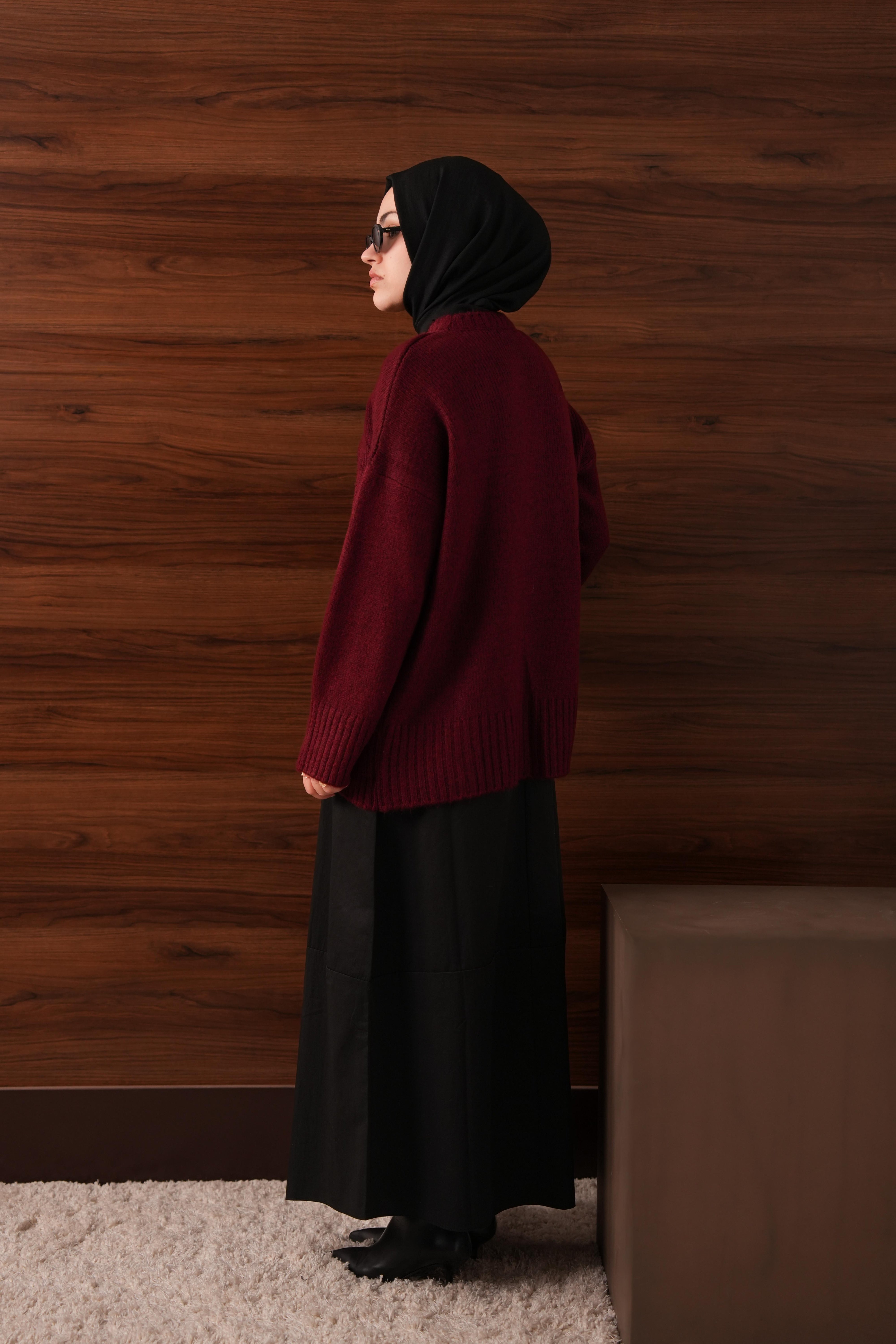 Oversize Kazak BORDO