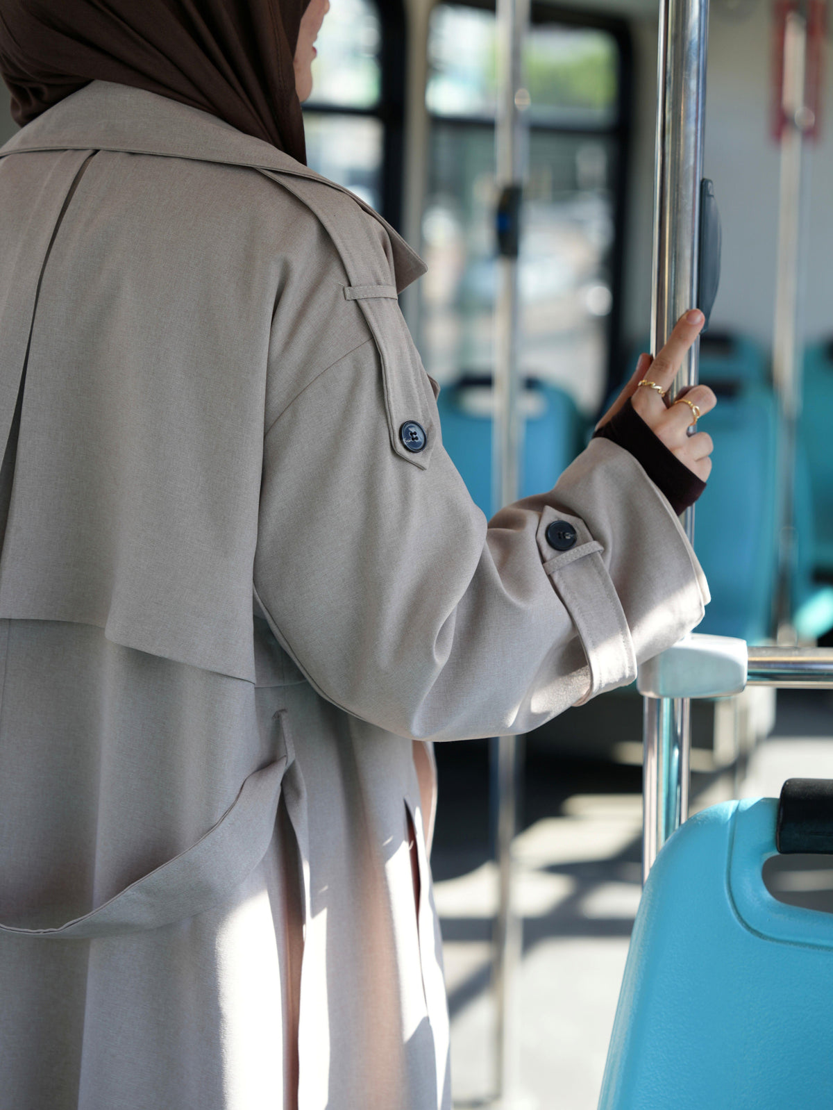 Oversize Trençkot BEJ