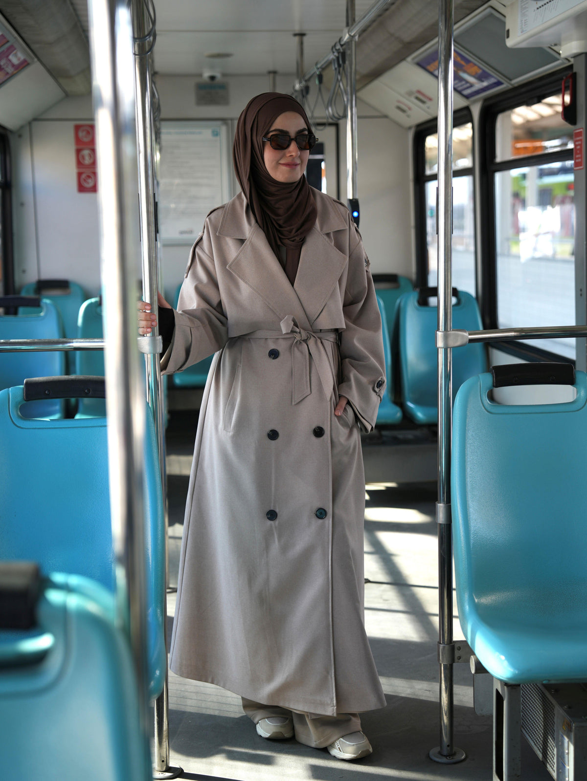 Oversize Trençkot BEJ