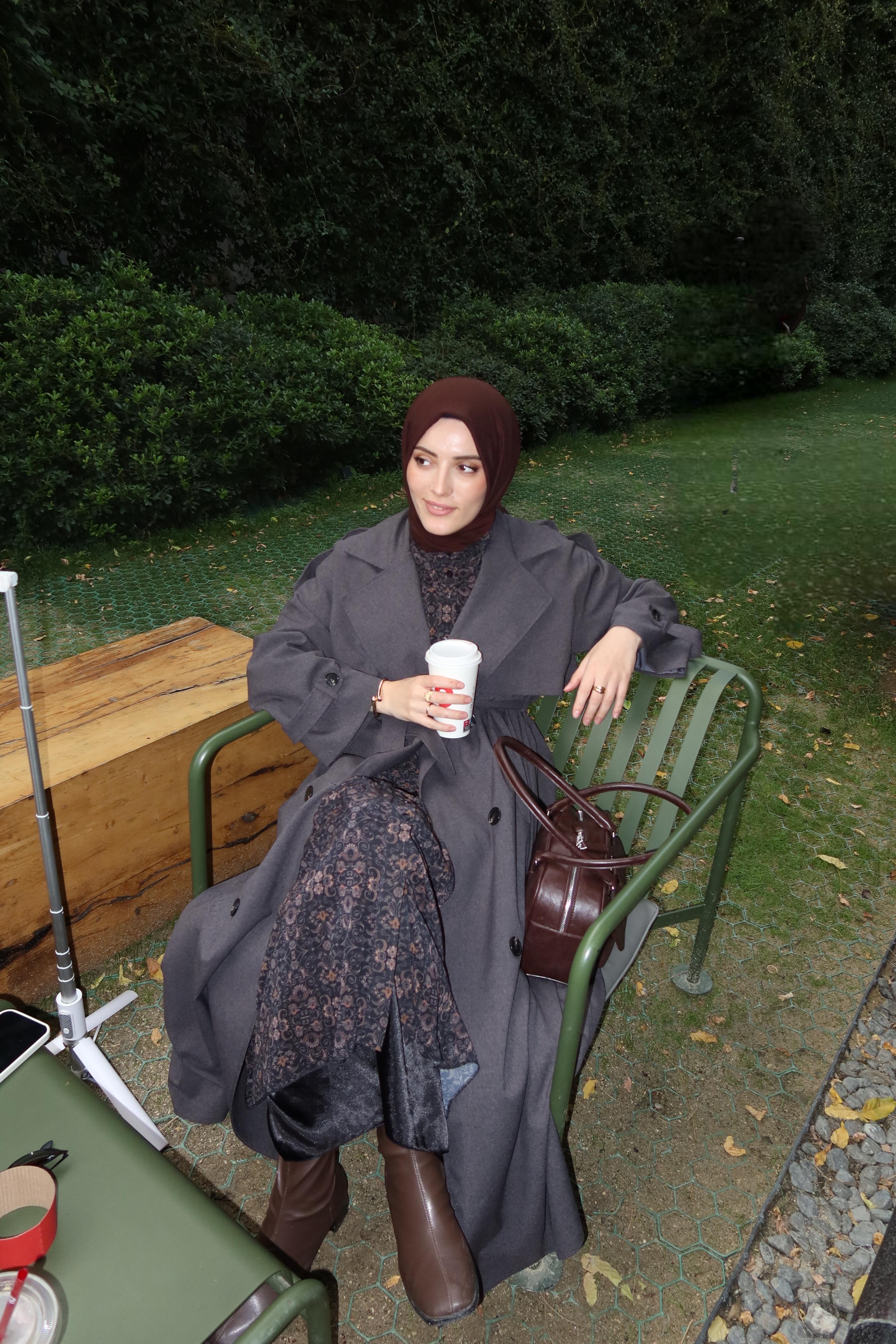 Oversize Trençkot FÜME