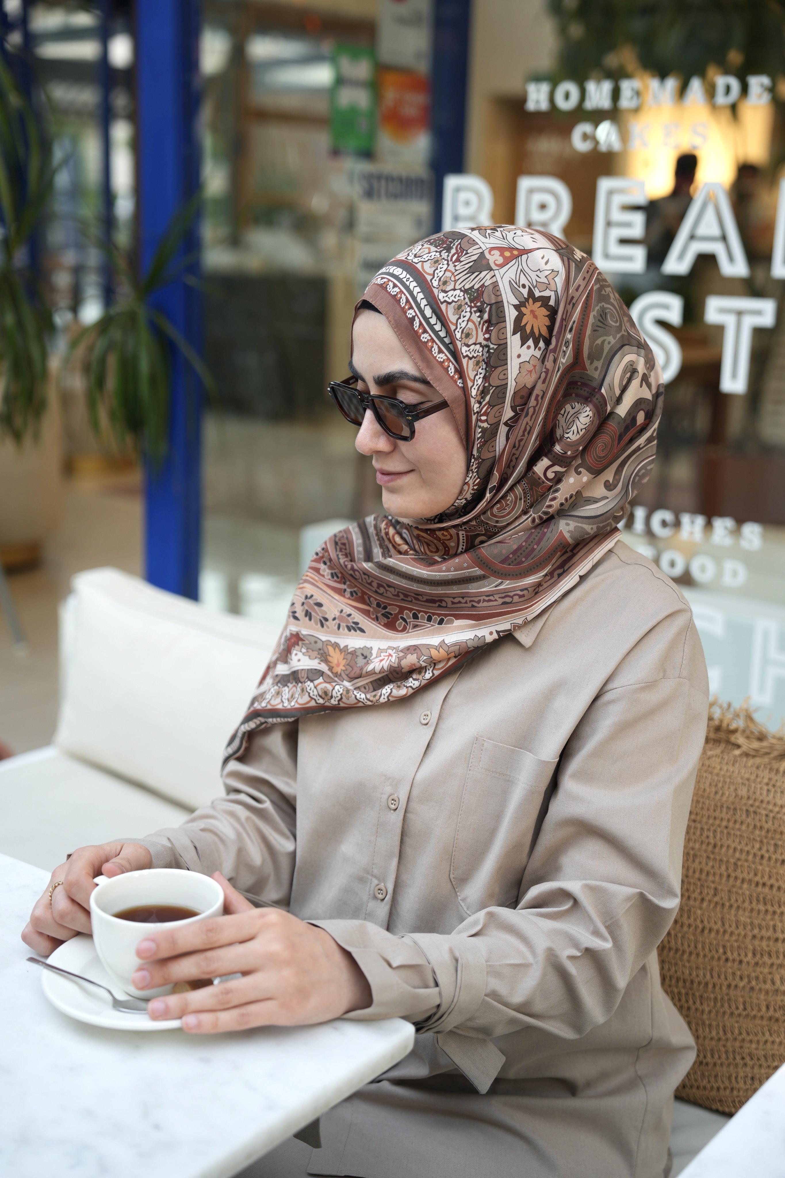 Pamuk Keten Etekli Takım Bej