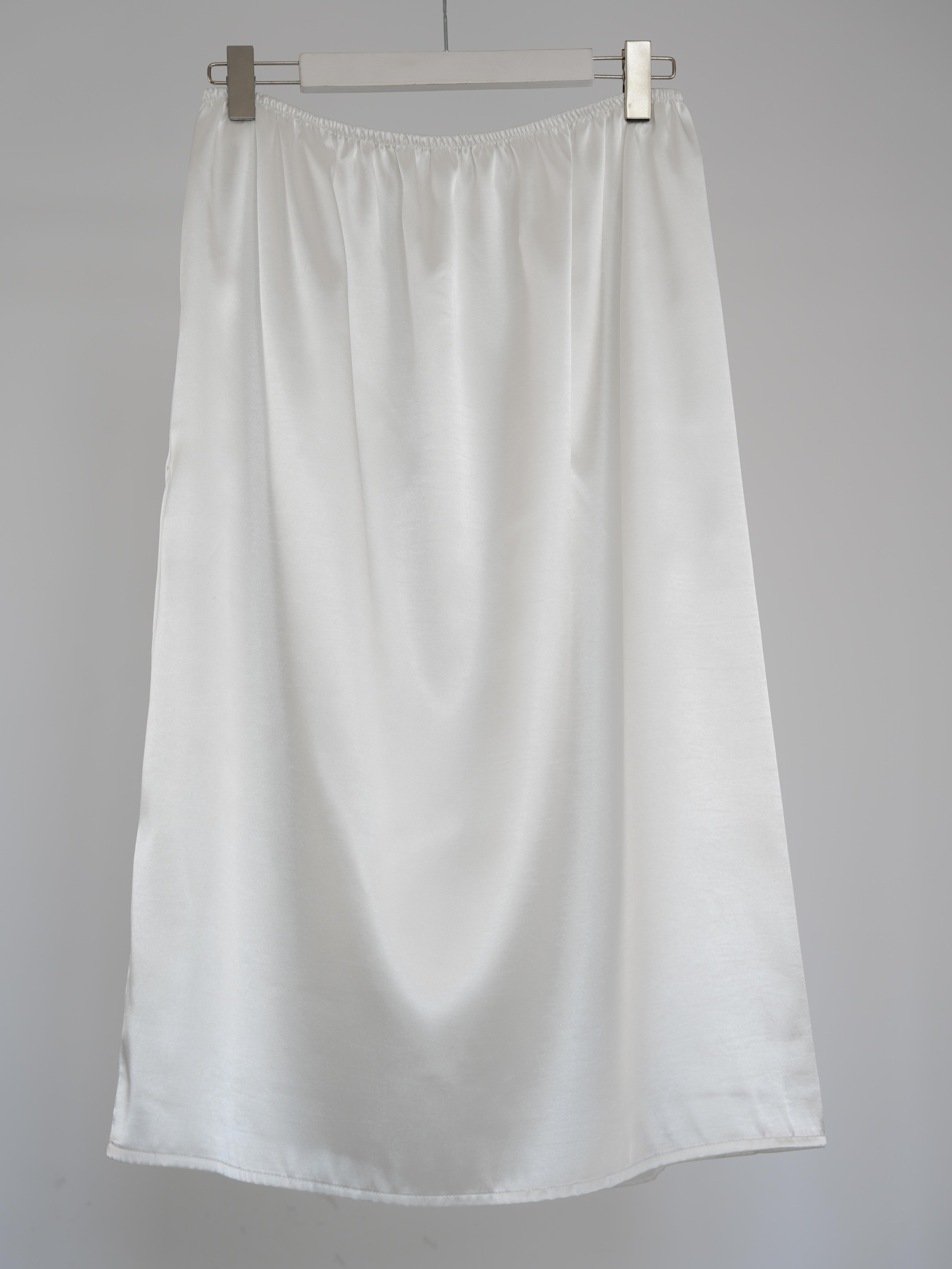 Saten Astar Etek BEYAZ