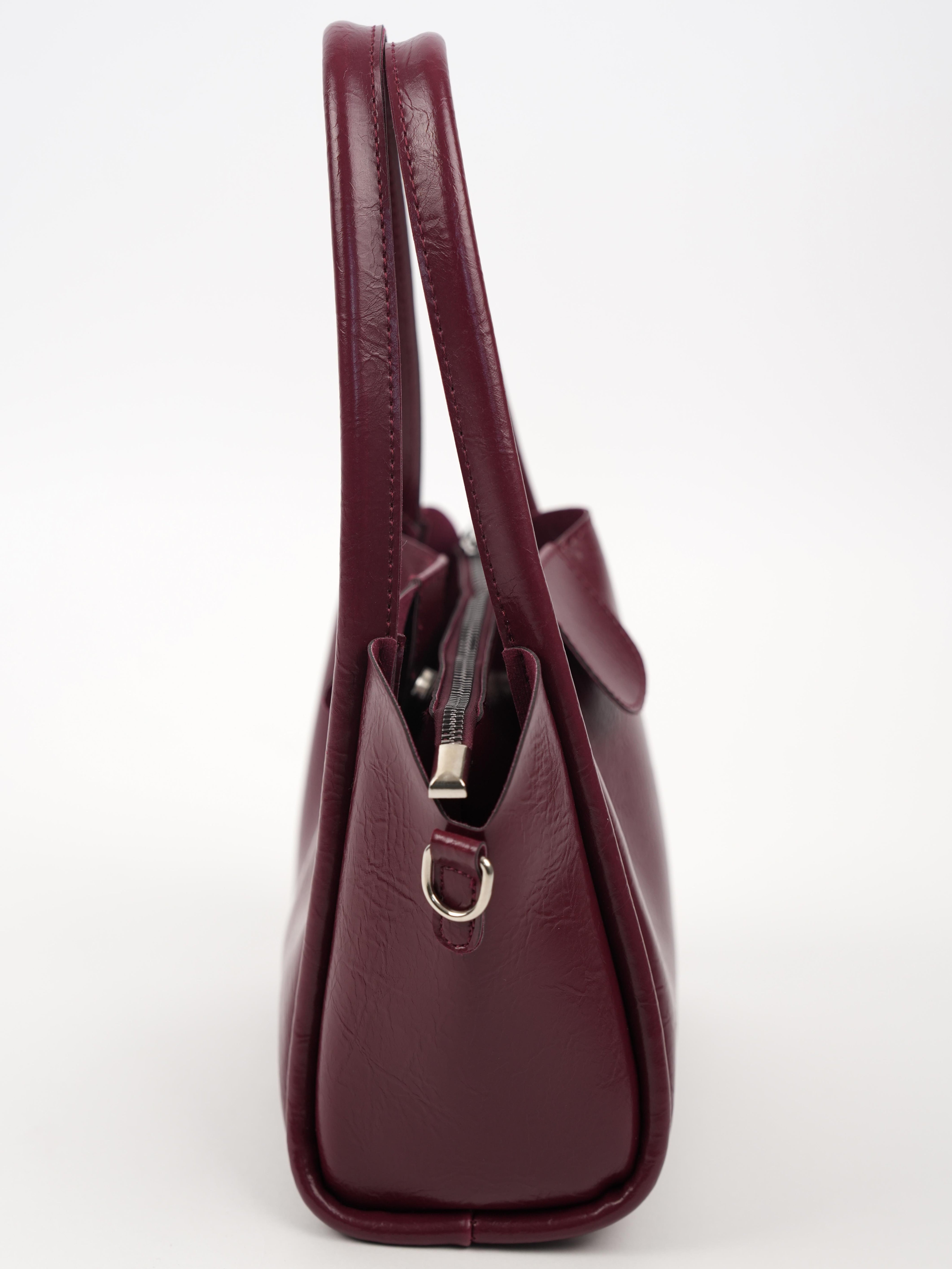 Suni Deri Çanta BORDO