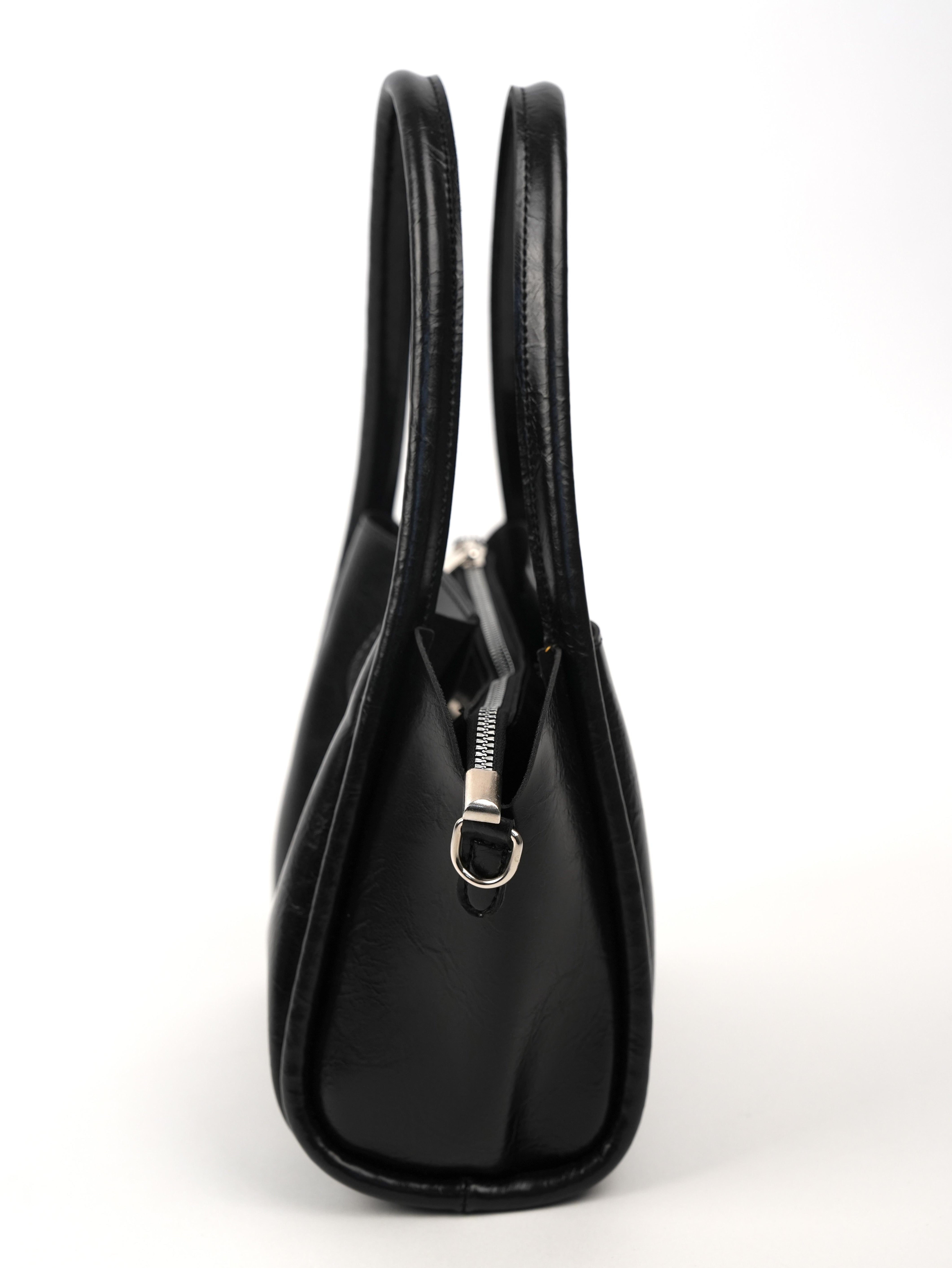 Suni Deri Çanta Siyah