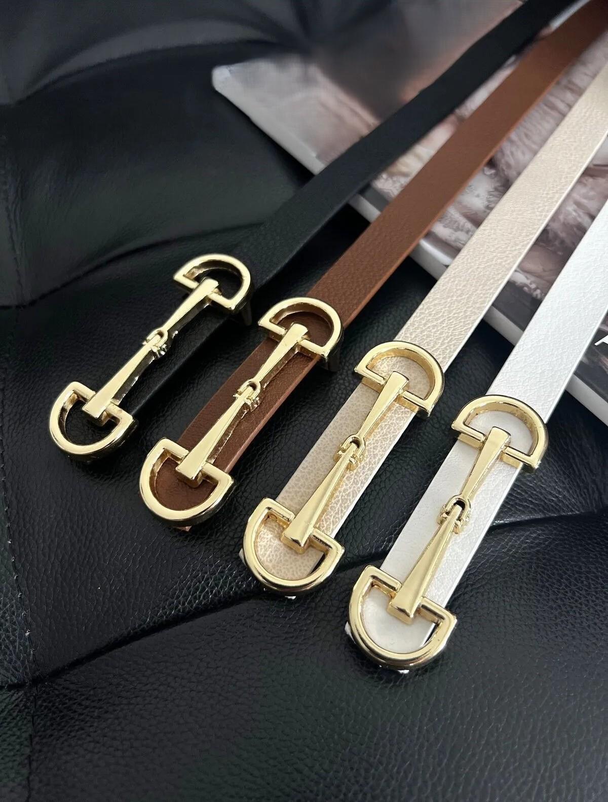Uzun Gold Tokalı Kemer BEYAZ