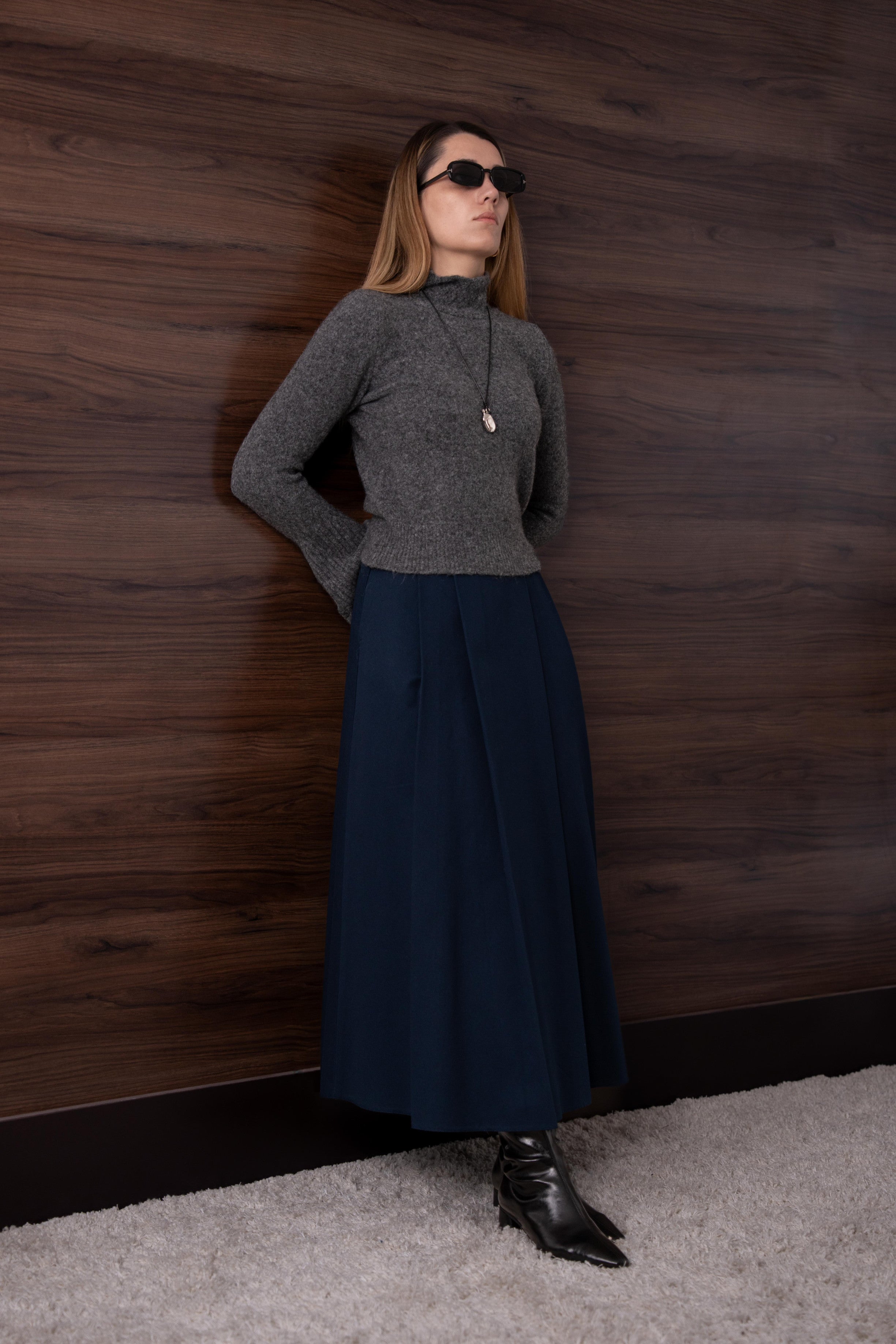 Yumuşak Dokulu Kazak ANTRASİT