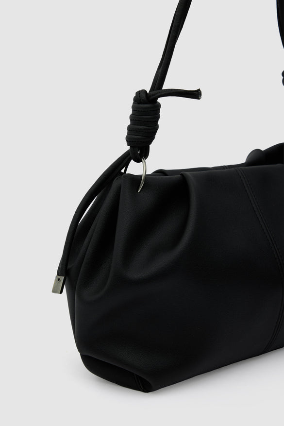 Yan Fitilli Çanta SİYAH